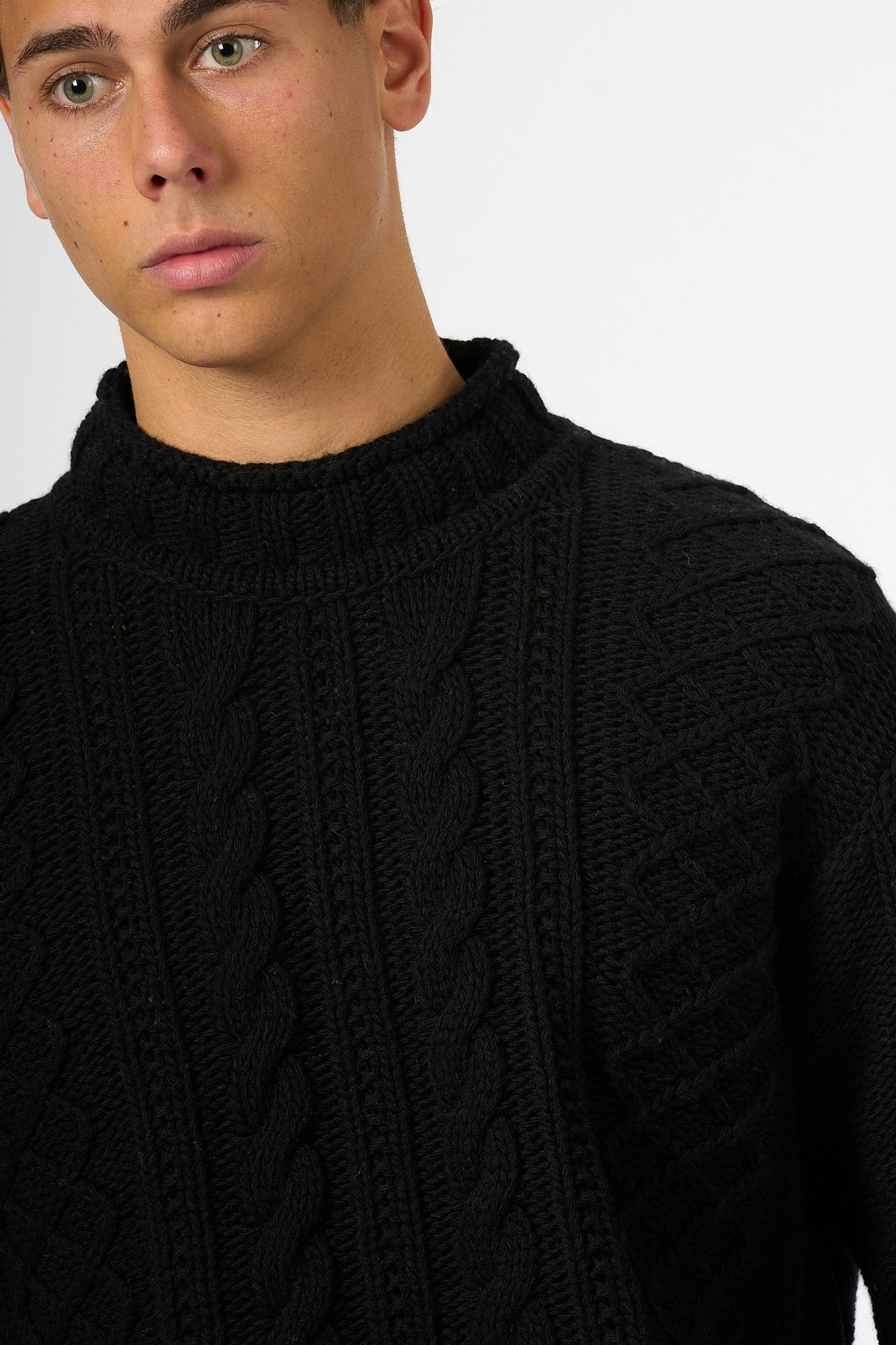 C.p.company Maglia Lambswool Nero Uomo-2