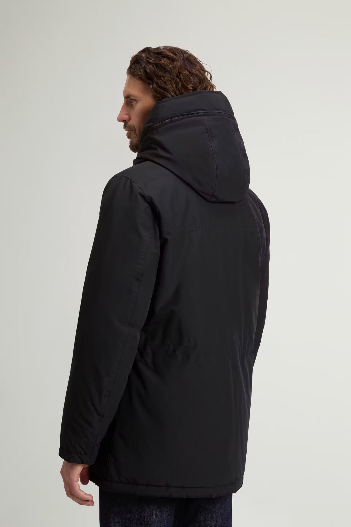 Woolrich Parka Ramar Arctic Evolution nero da uomo-10