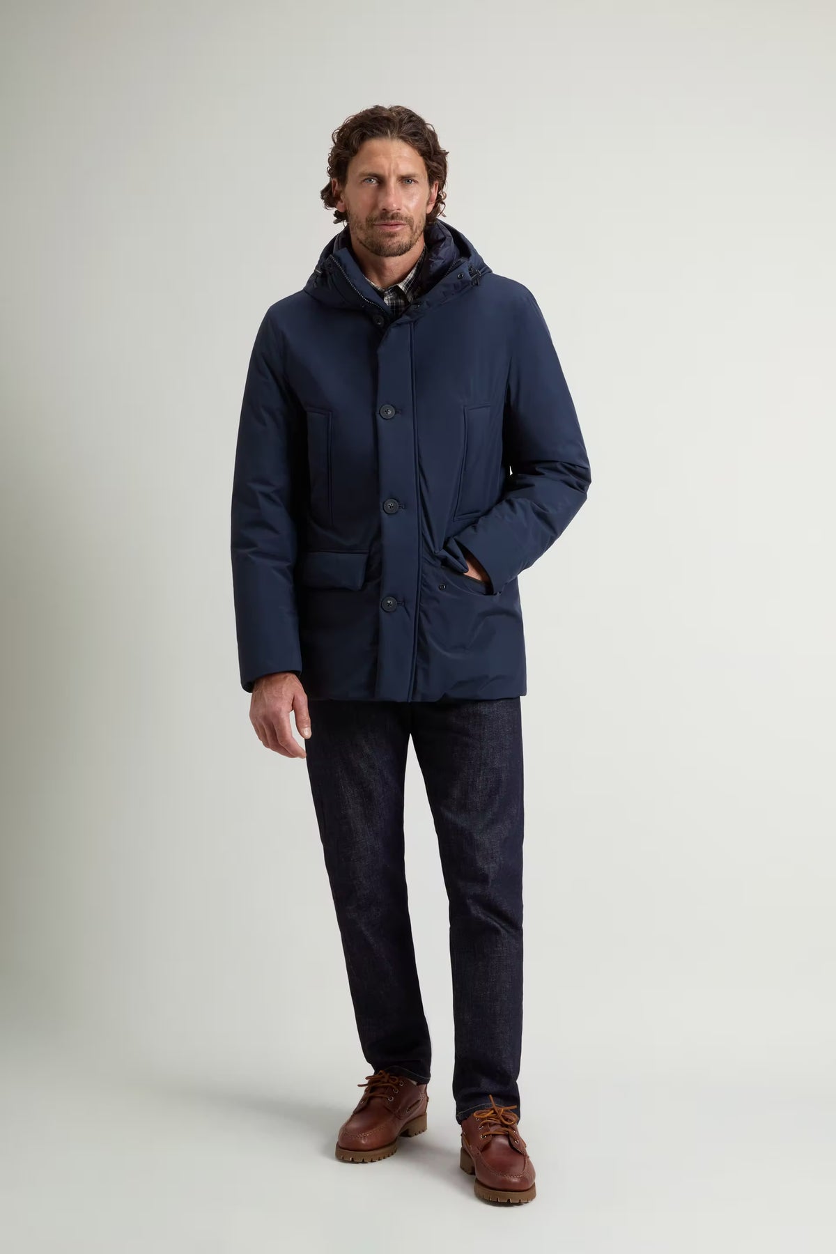 Woolrich Parka Cloud Blu Uomo CFWOOU2092MRUT5182-2