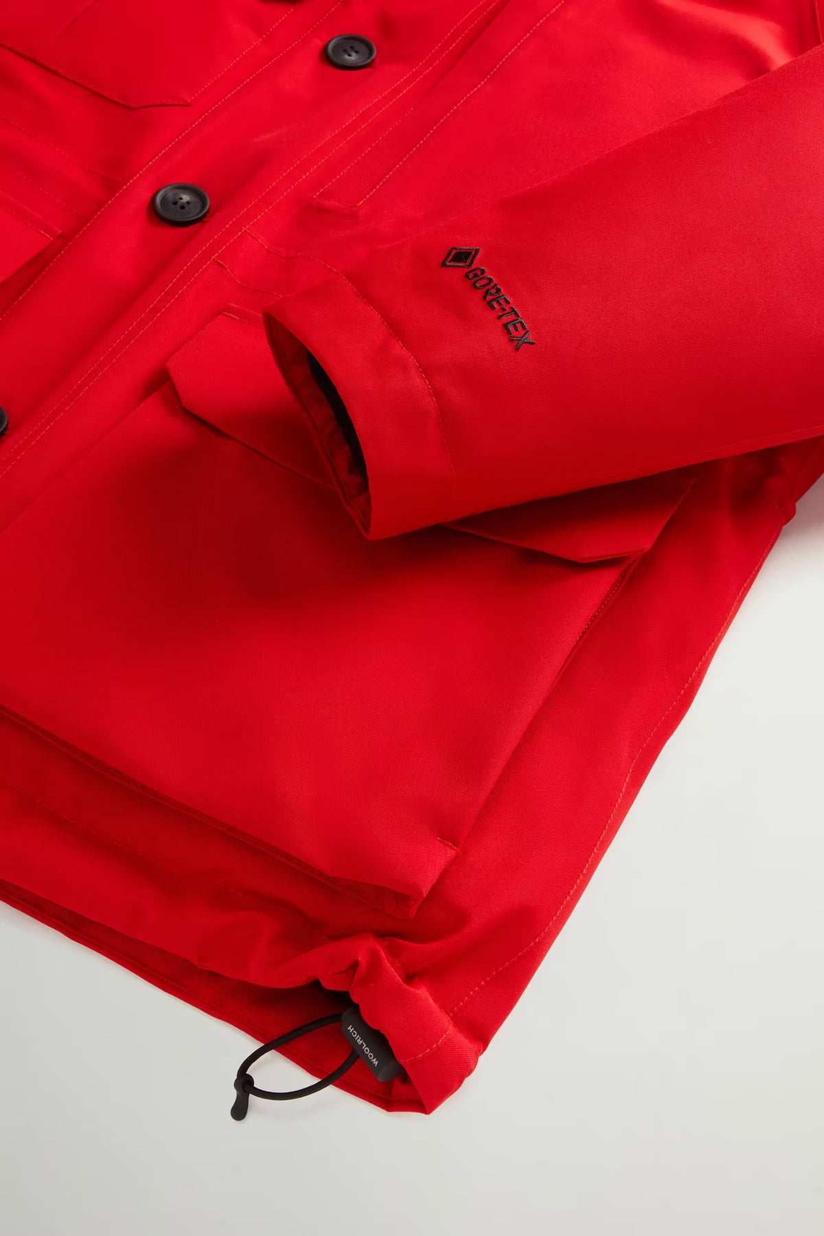 Woolrich Giaccone Mountain GORE-TEX Rosso Uomo impermeabile-7