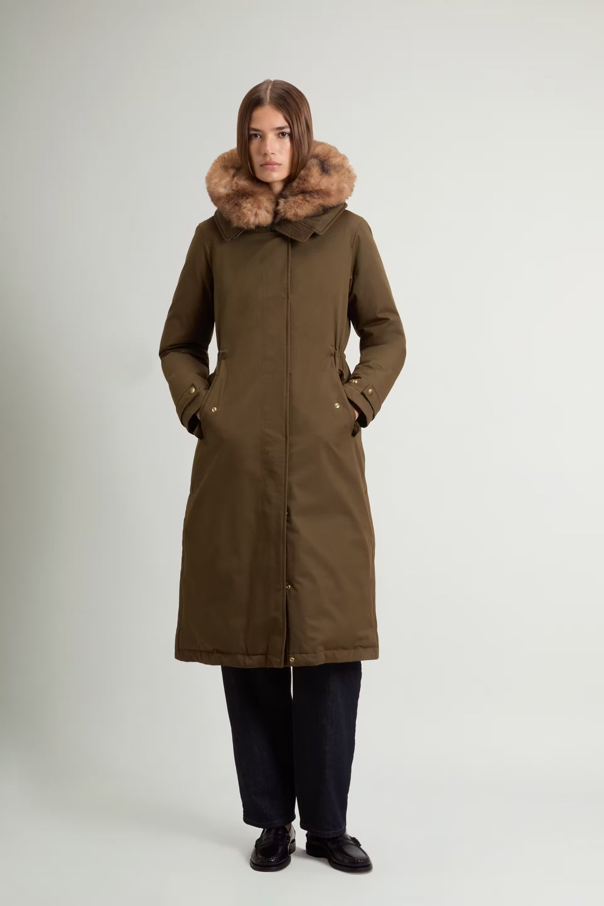 Woolrich Parka Best Faux Lungo verdone da donna-2