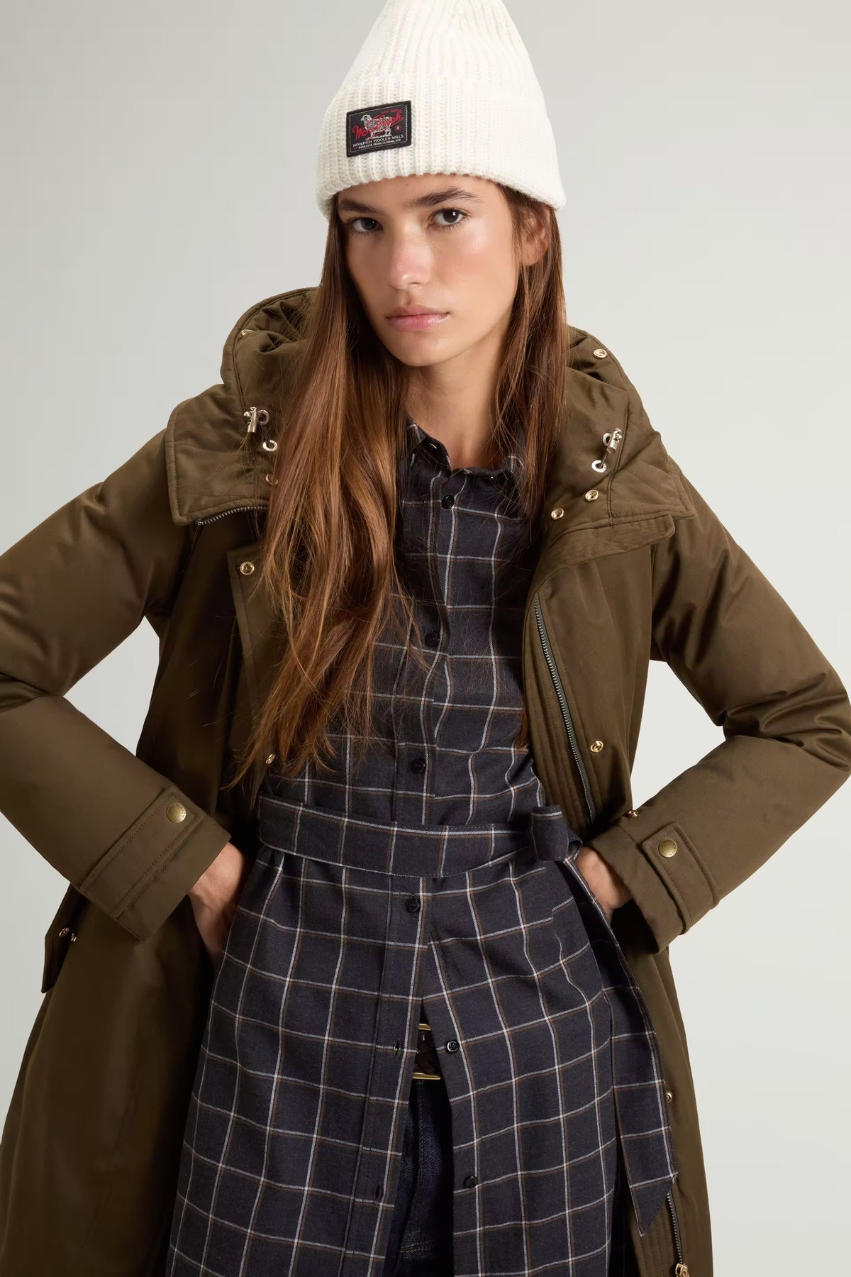 Woolrich Parka Best Faux Lungo verdone da donna-9