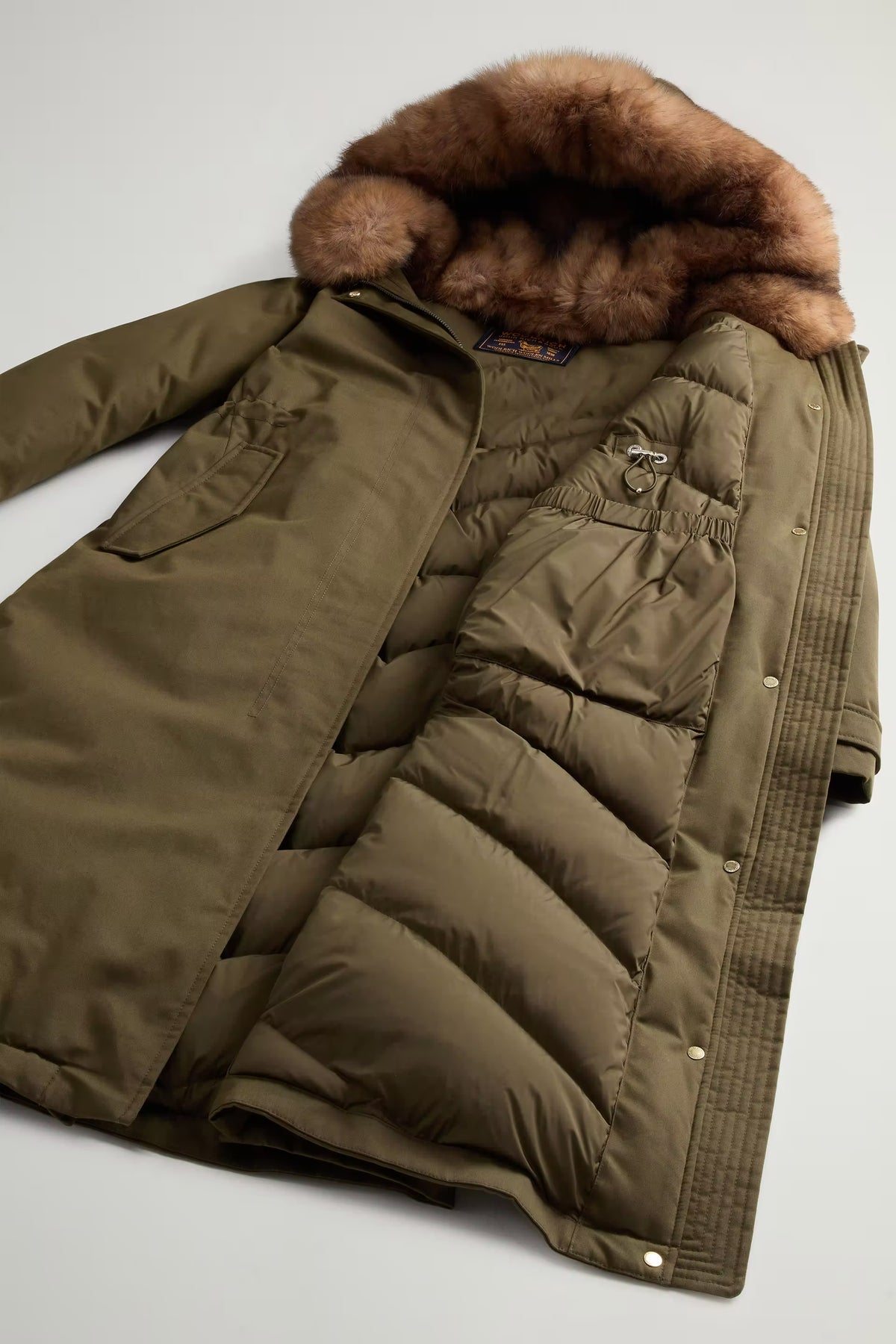Woolrich Parka Best Faux Lungo verdone da donna-7