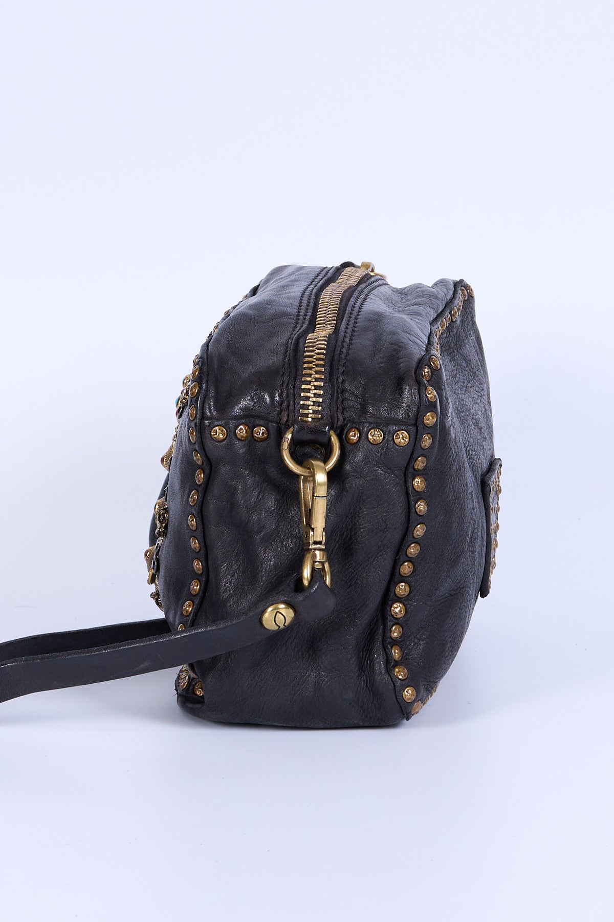 Campomaggi Borsa Kate Ribes Nero Donna-5