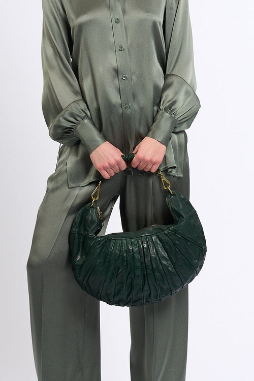 Campomaggi Borsa LUNA Media Verde Donna