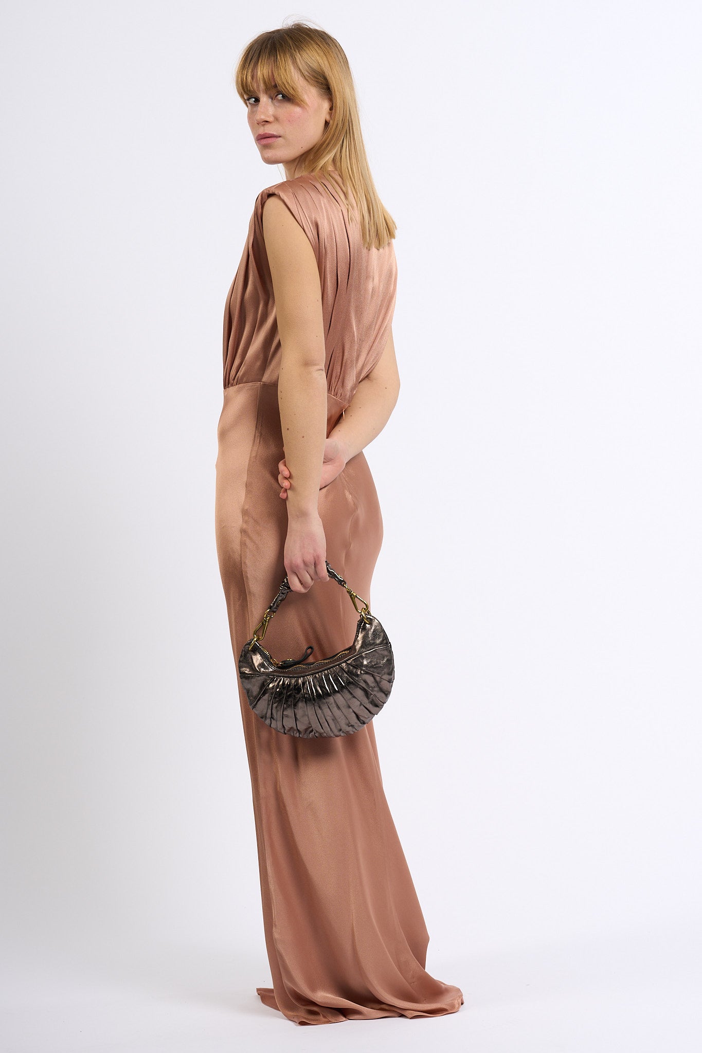 Campomaggi Borsa LUNA Mini Piombo Donna-3