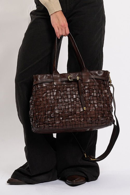 Campomaggi Borsa PENELOPE Intrecciata Media Donna