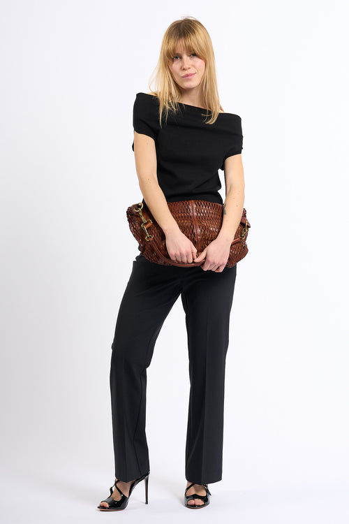 Campomaggi Borsa ANASTASIA Laserata Cognac Donna-2