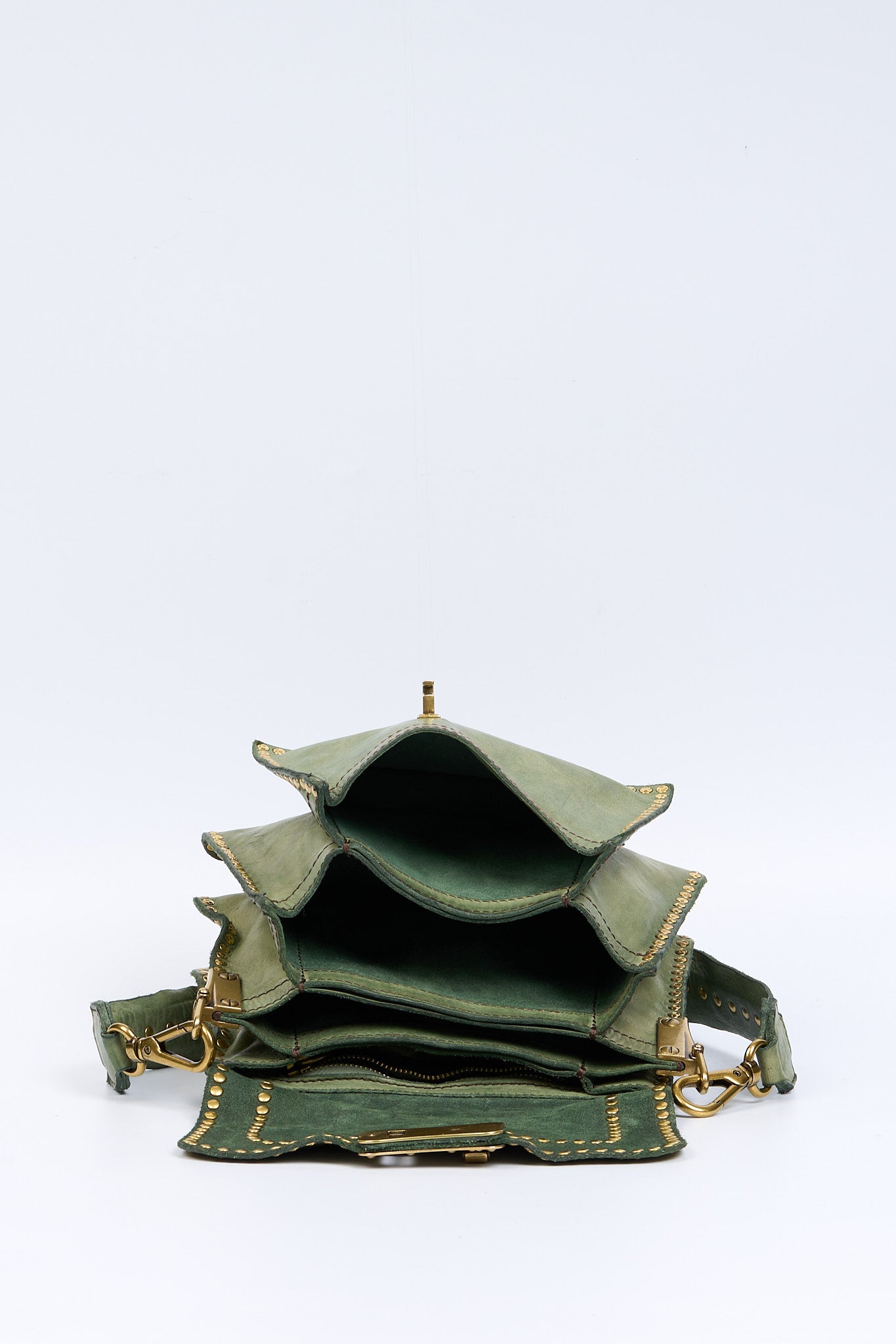 Campomaggi Borsa AGNESE a Tracolla Verde Donna-10