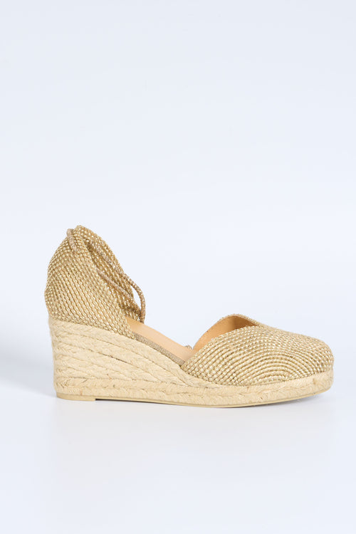 Castaner Espadrillas Cora Oro Donna