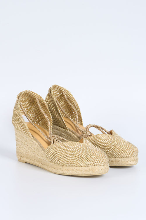 Castaner Espadrillas Cora Oro Donna-2