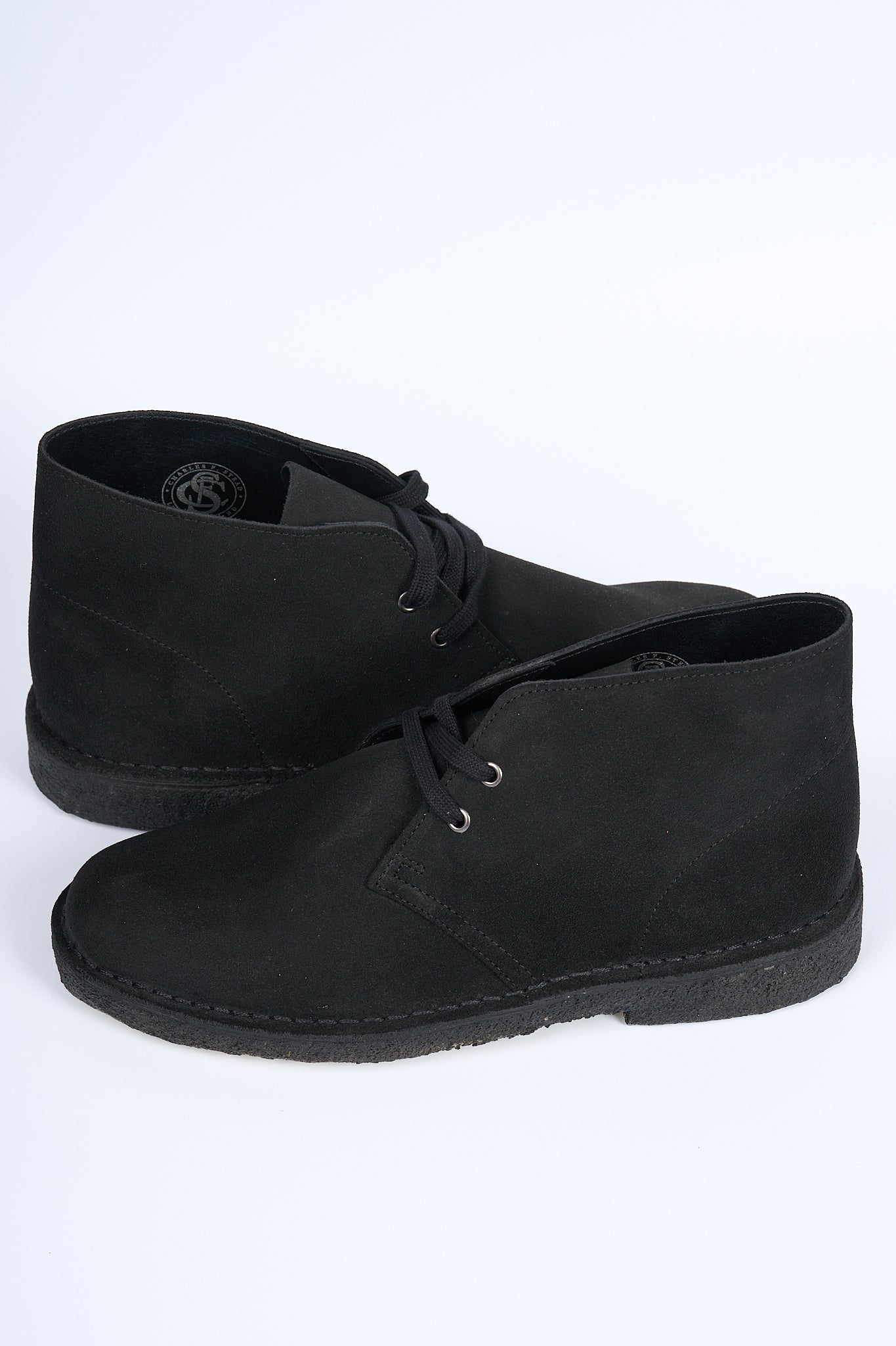 Clarks Polish Desert Boot Black Men-5