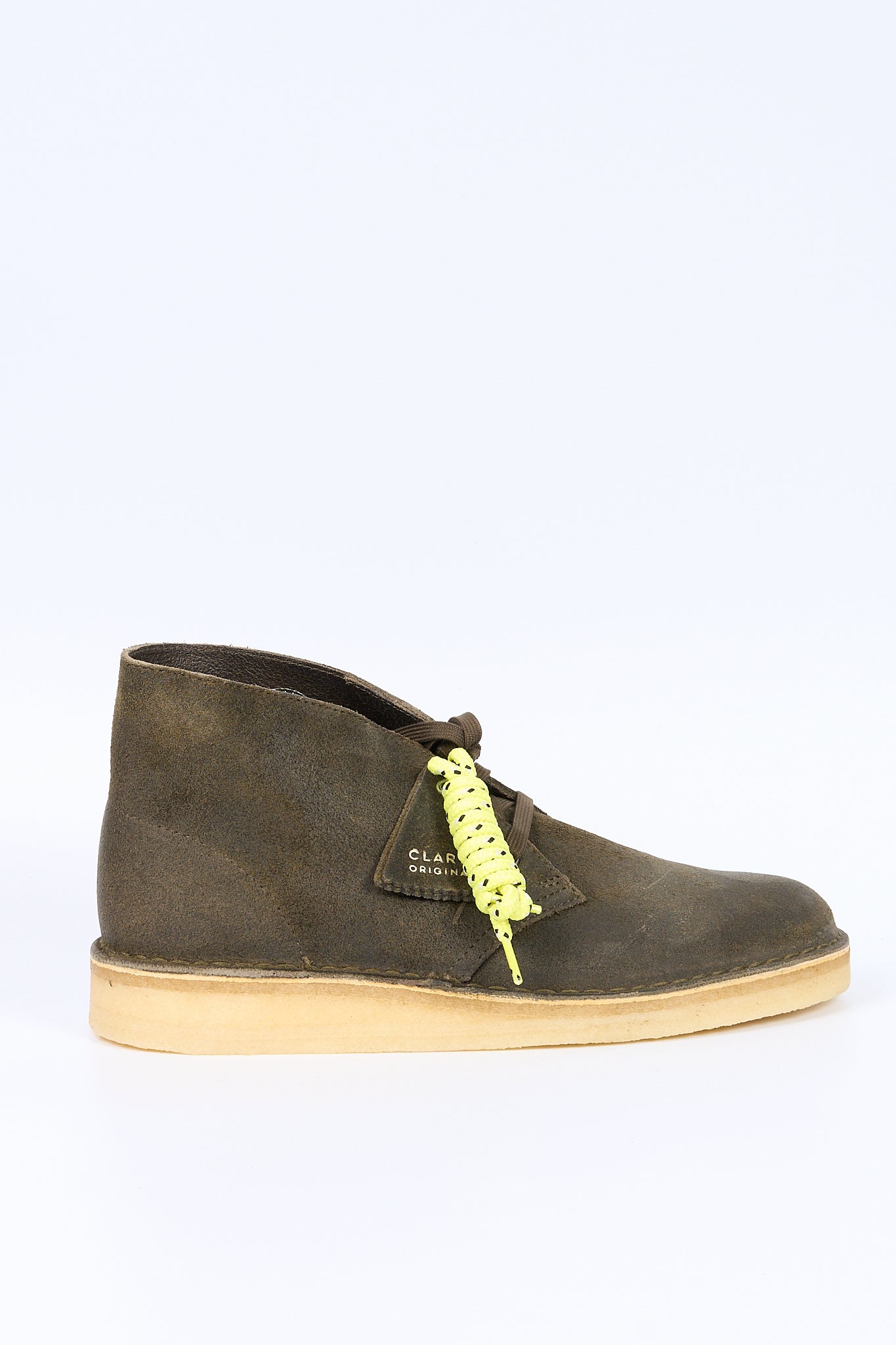 Clarks Polacco Desert Coal Verdone Uomo-7