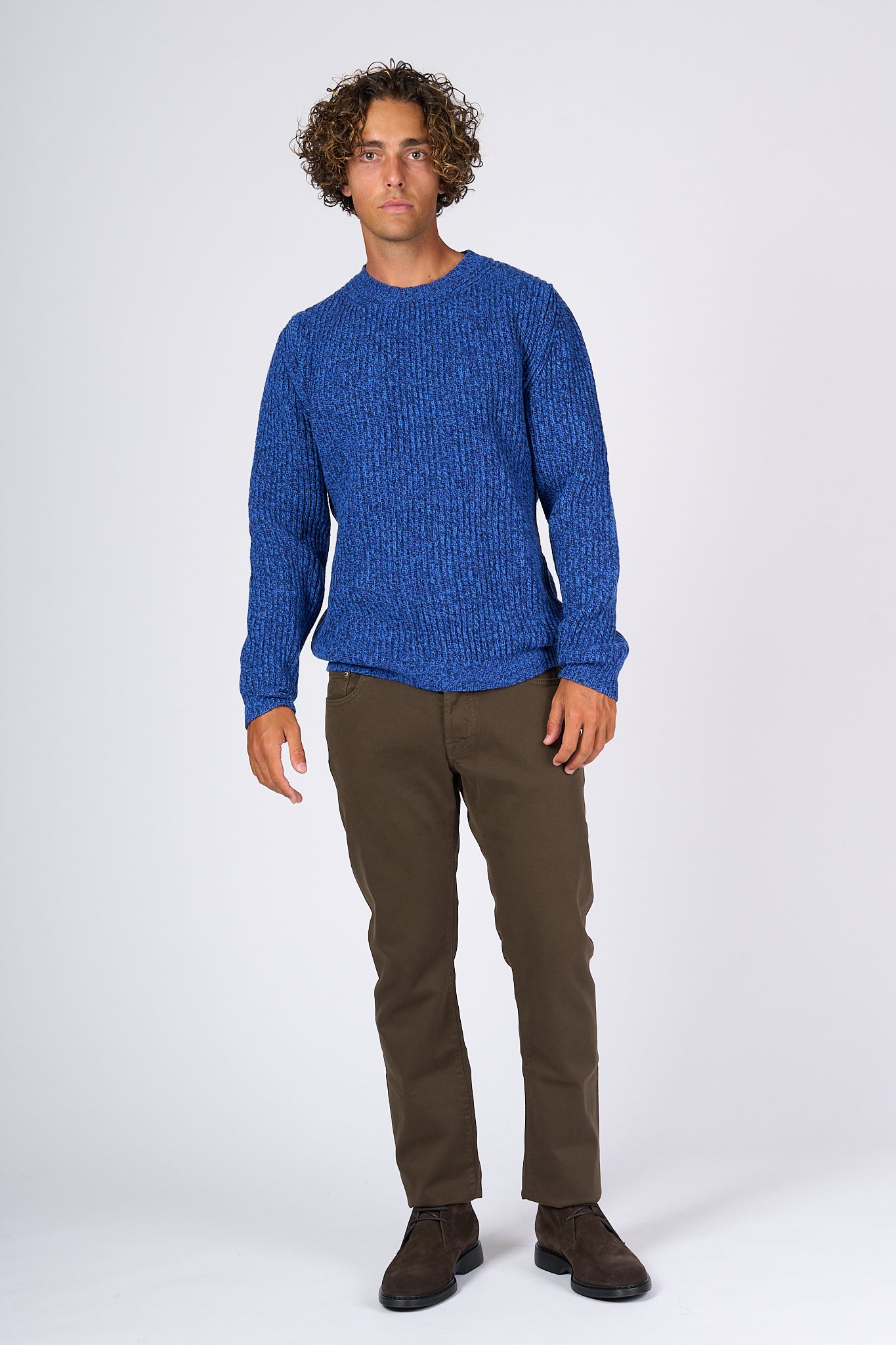 Coeur Girocollo Inglese Bluette Uomo-4