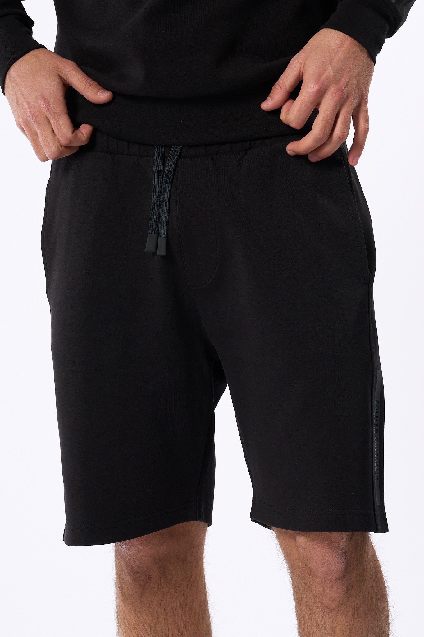 Colmar Originals Bermuda In Felpa Nero Uomo-1