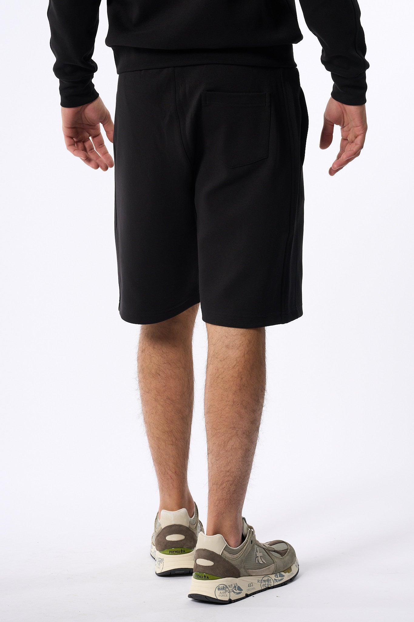 Colmar Originals Bermuda In Felpa Nero Uomo-7