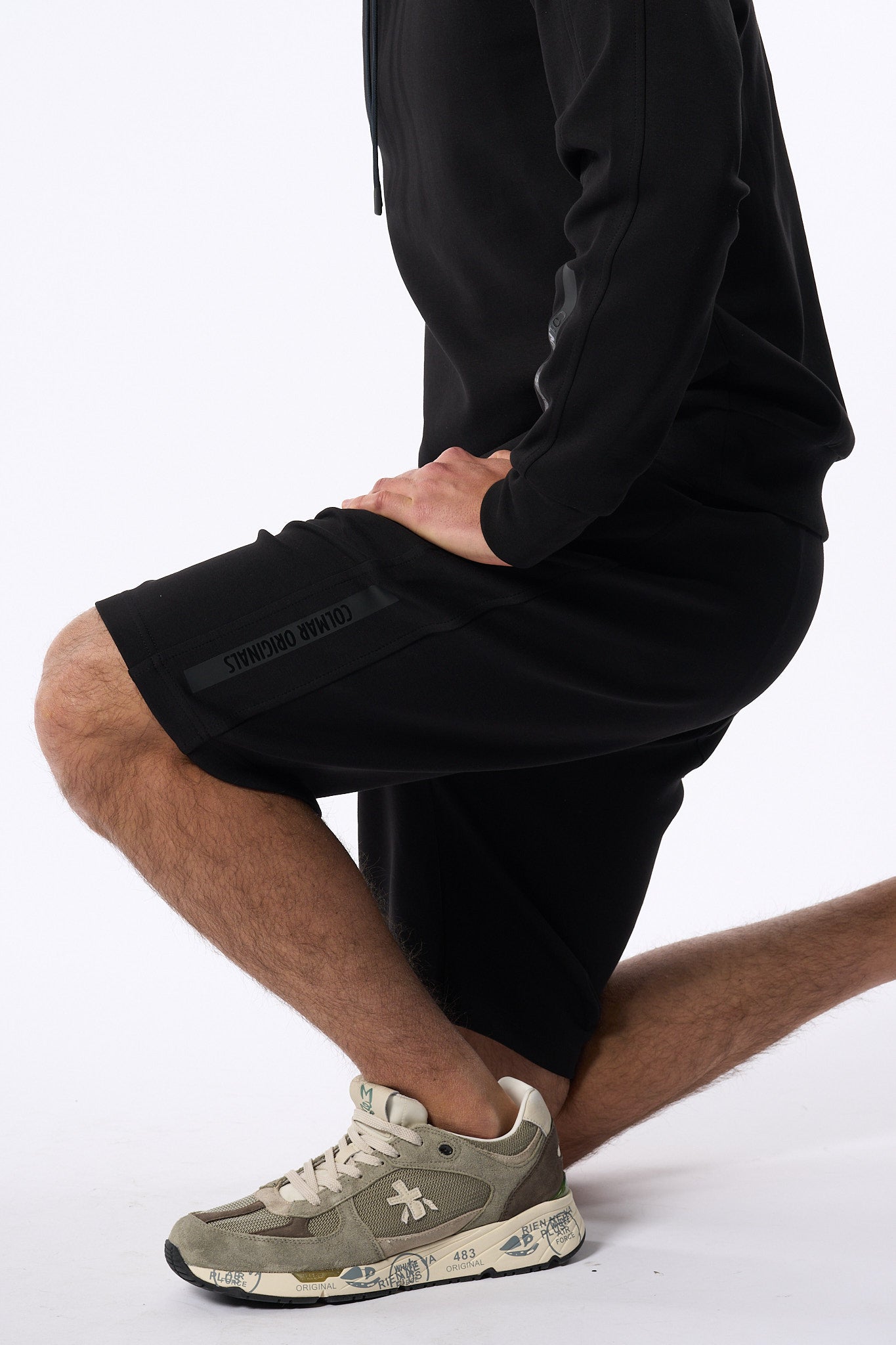 Colmar Originals Bermuda In Felpa Nero Uomo-2