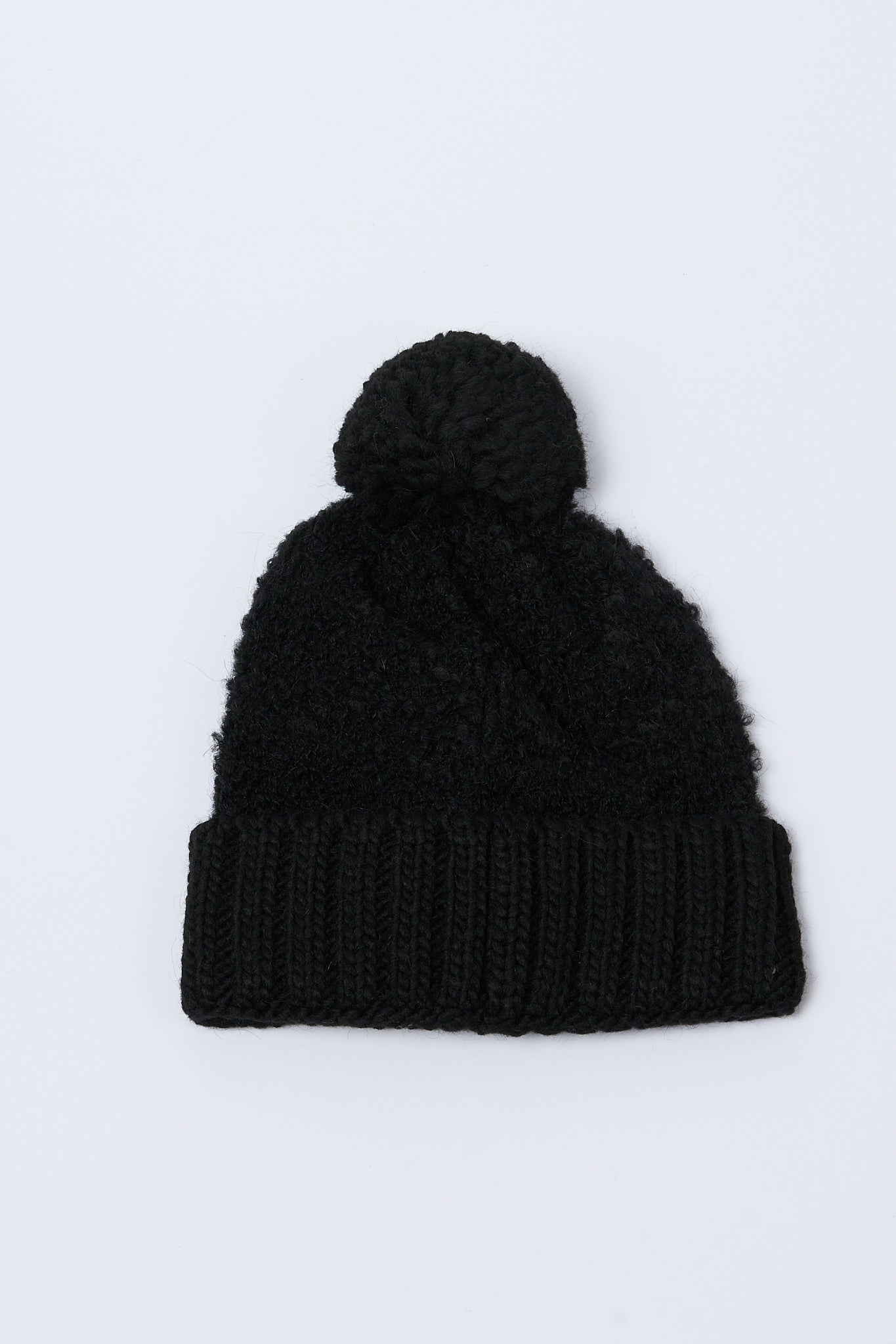 Colmar Originals Black Pompon Hat for Women-3