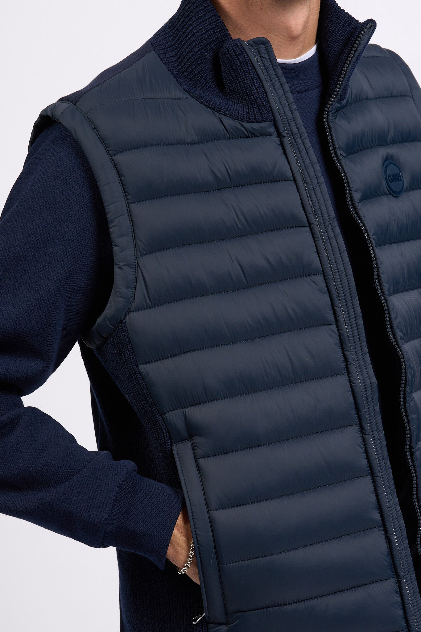 Colmar Originals Gilet Bimateriale Blu Uomo-6