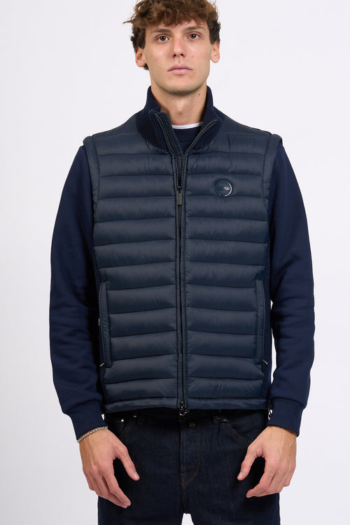 Colmar Originals Gilet Bimateriale Blu Uomo