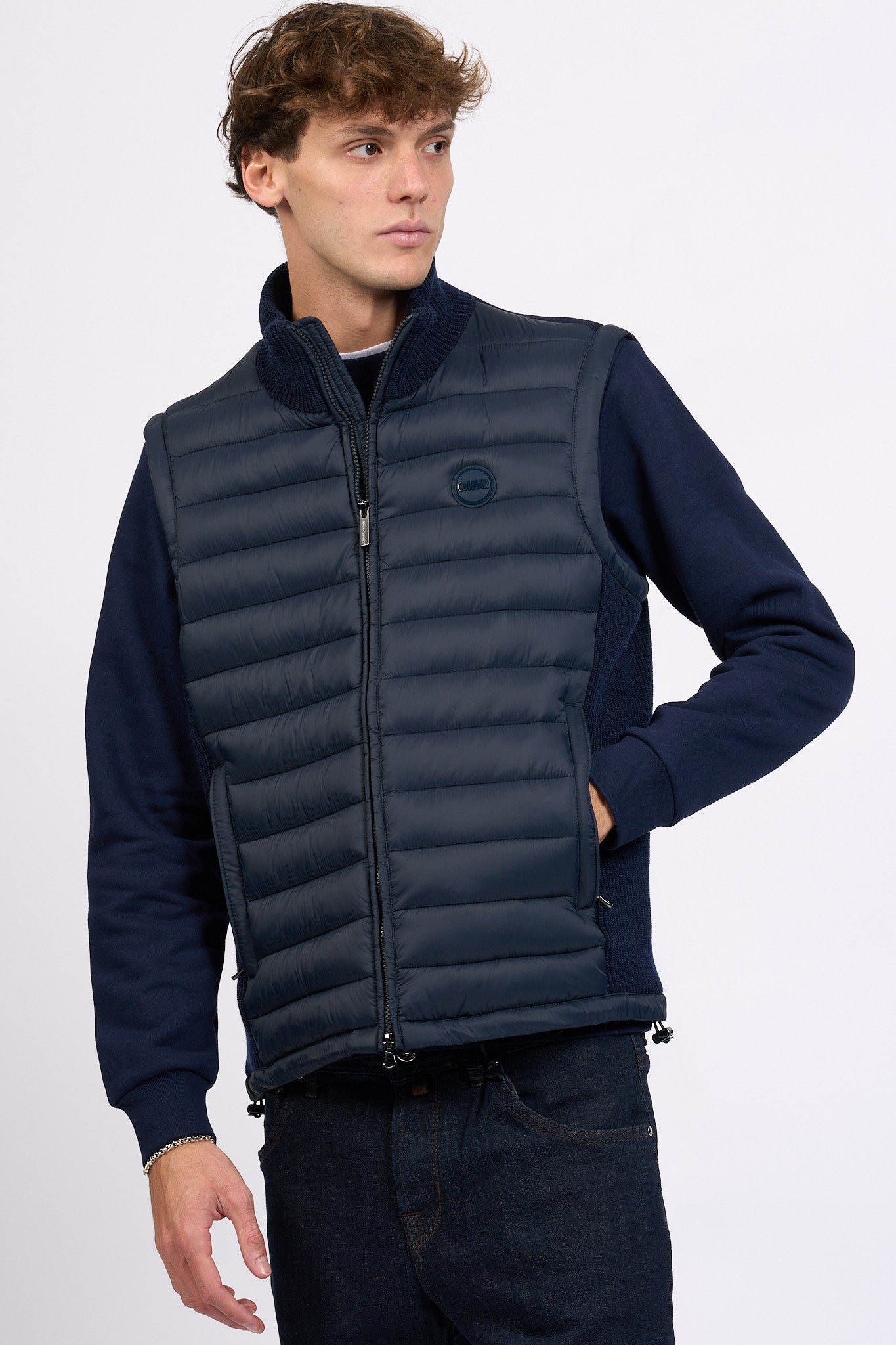 Colmar Originals Gilet Bimateriale Blu Uomo-5