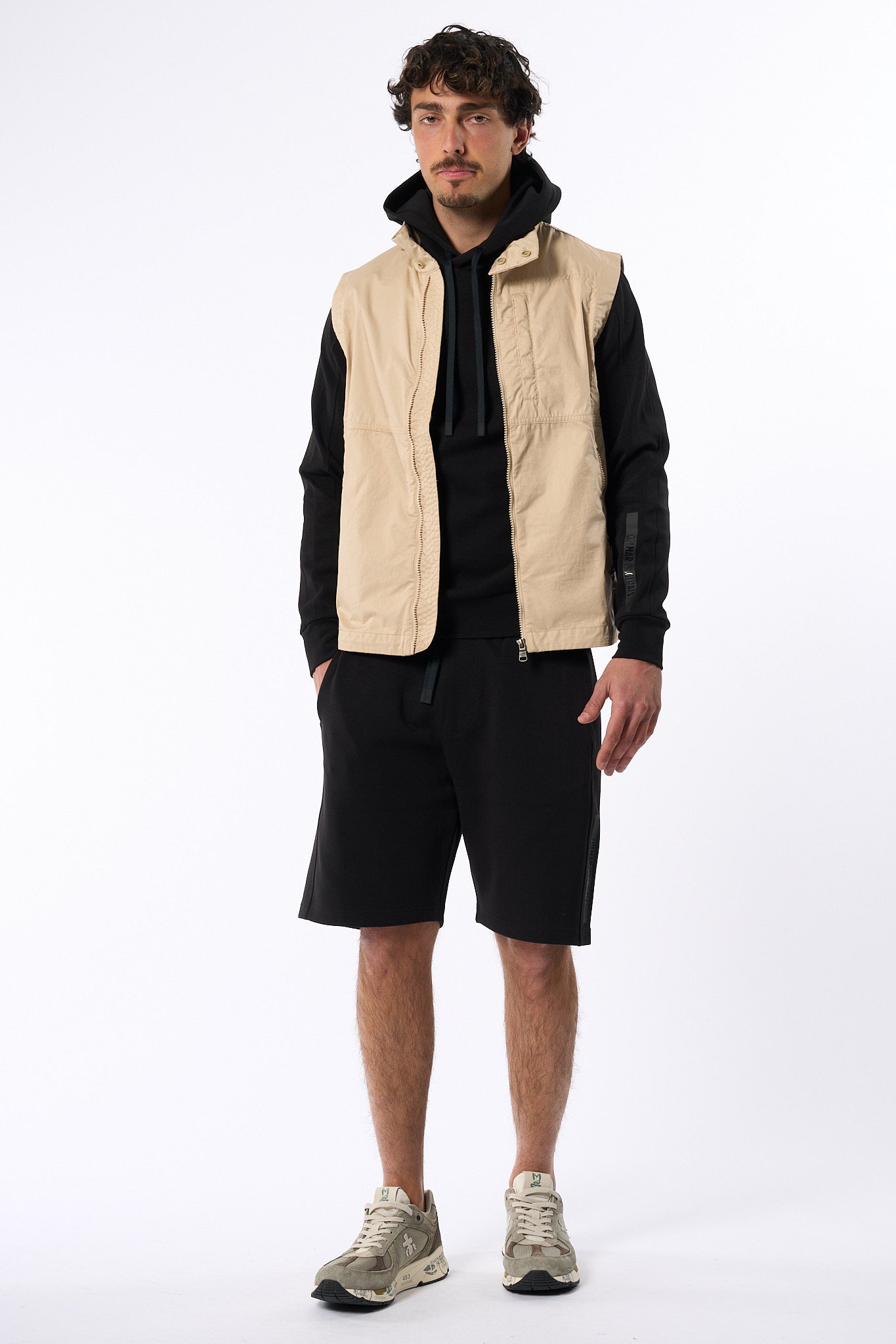 Colmar Originals Gilet In Cotone Sabbia Uomo-3