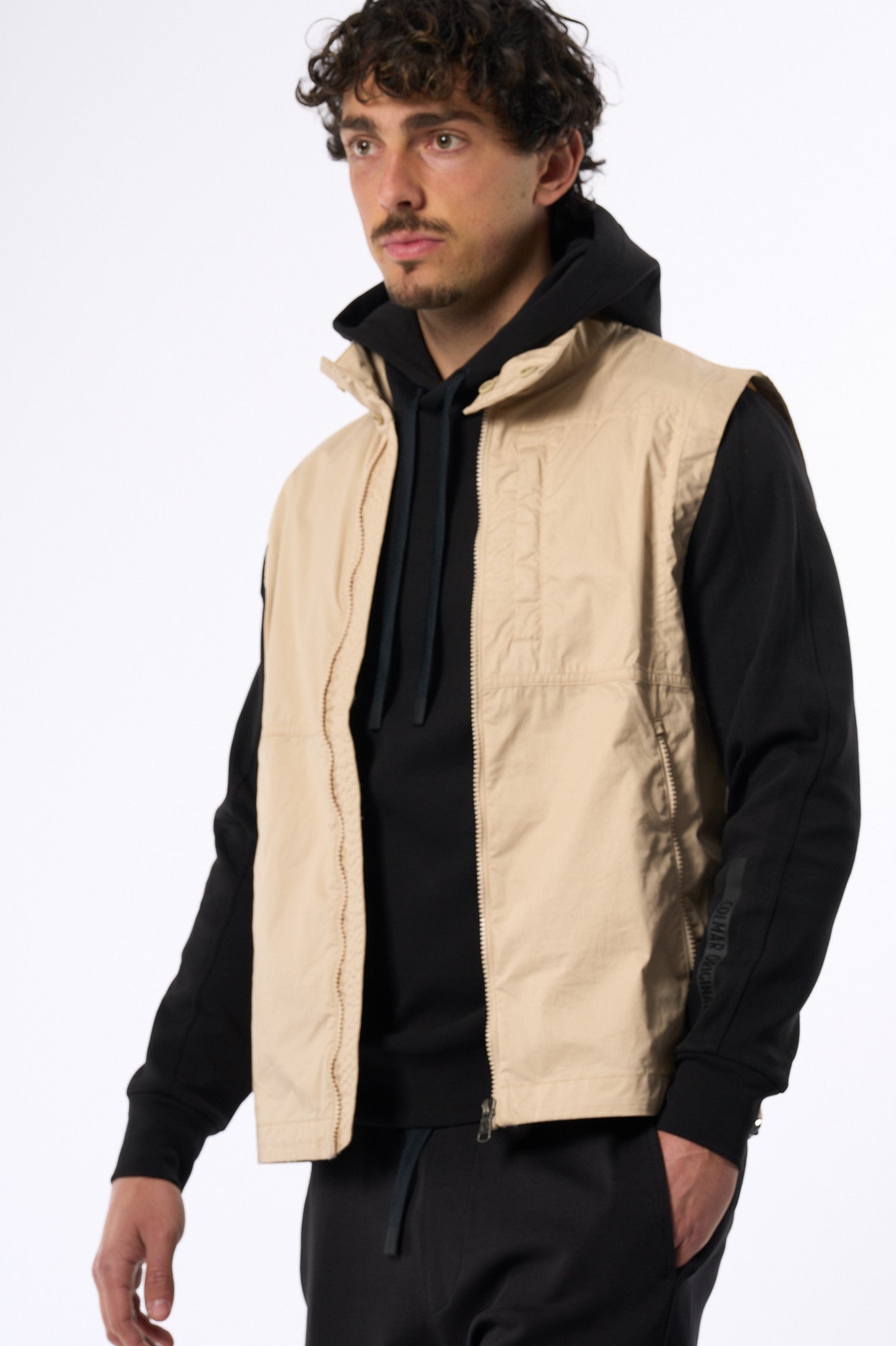 Colmar Originals Gilet In Cotone Sabbia Uomo-2