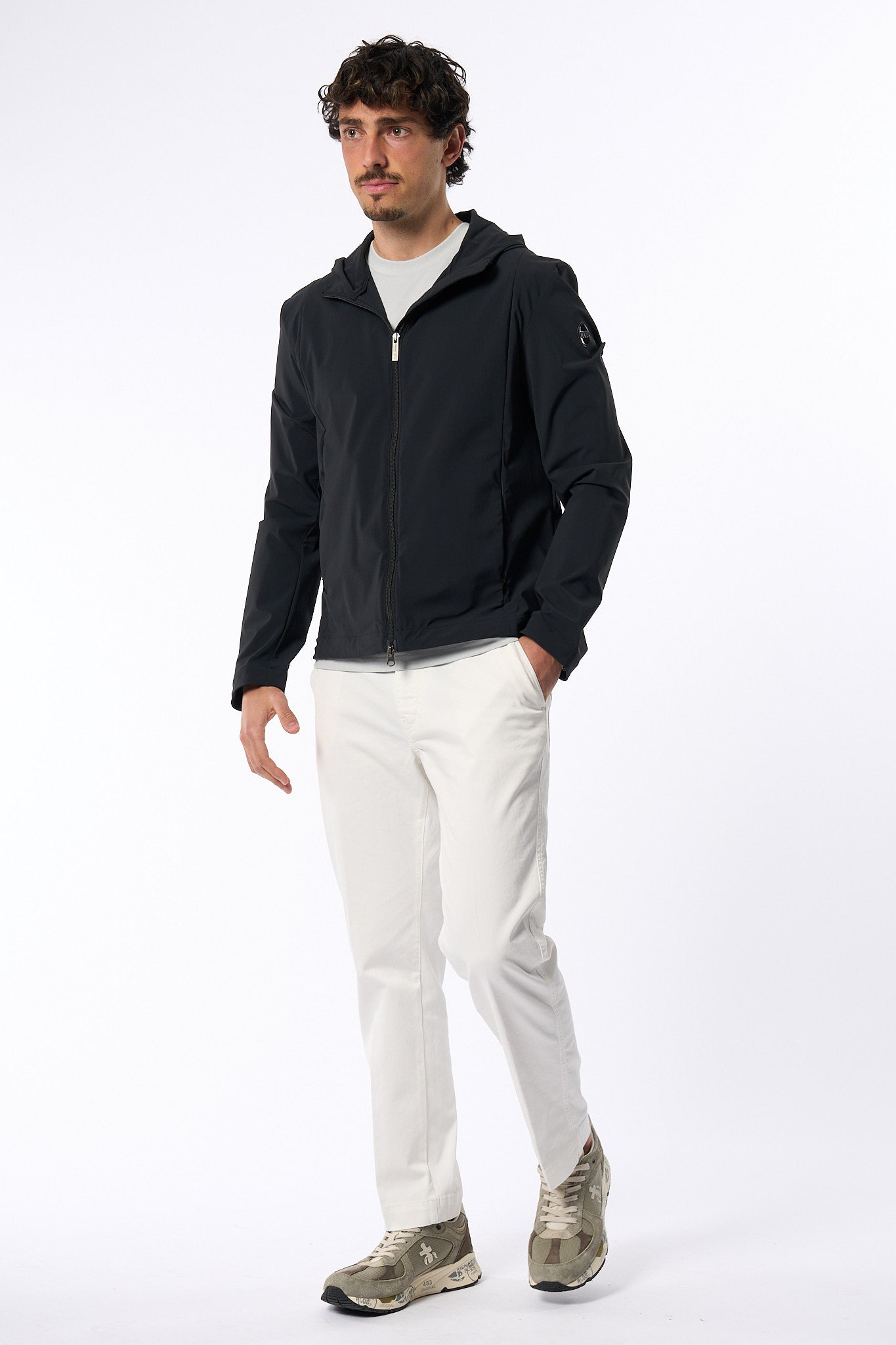 Colmar Originals Giubbino Softshell Con Cappuccio Nero Uomo-3