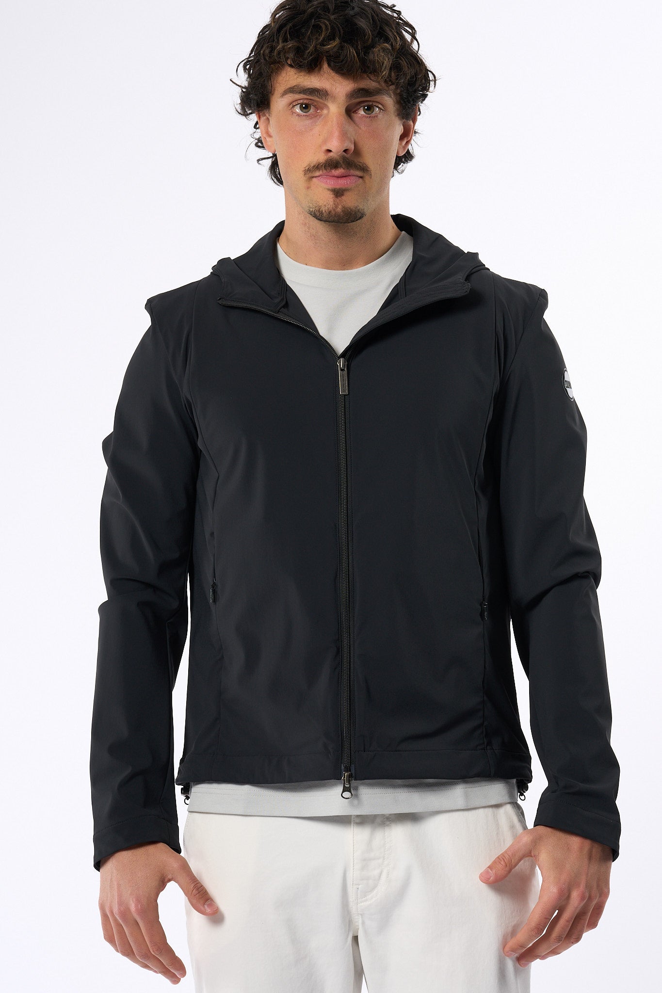 Colmar Originals Giubbino Softshell Con Cappuccio Nero Uomo-7