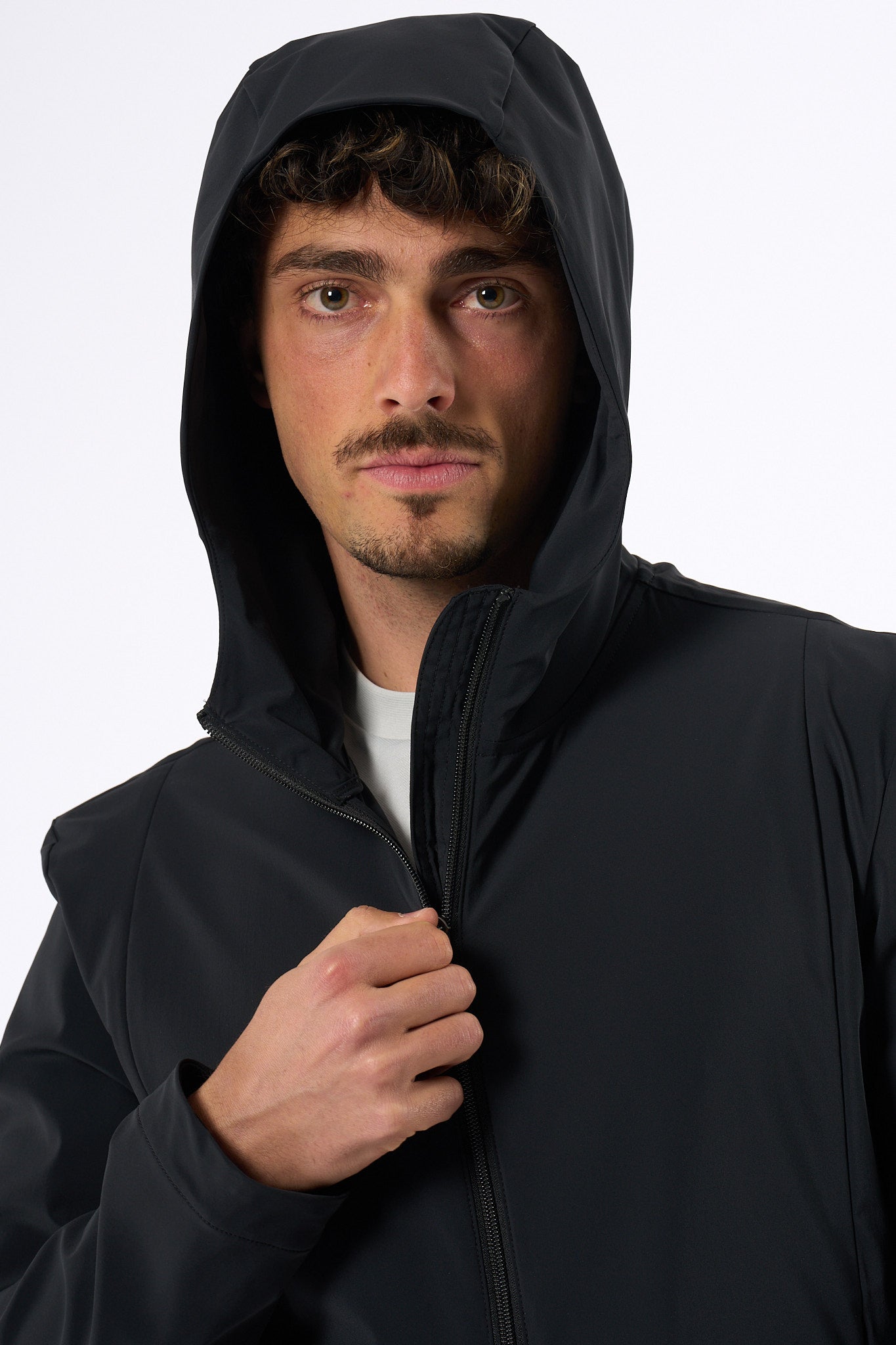 Colmar Originals Giubbino Softshell Con Cappuccio Nero Uomo-2