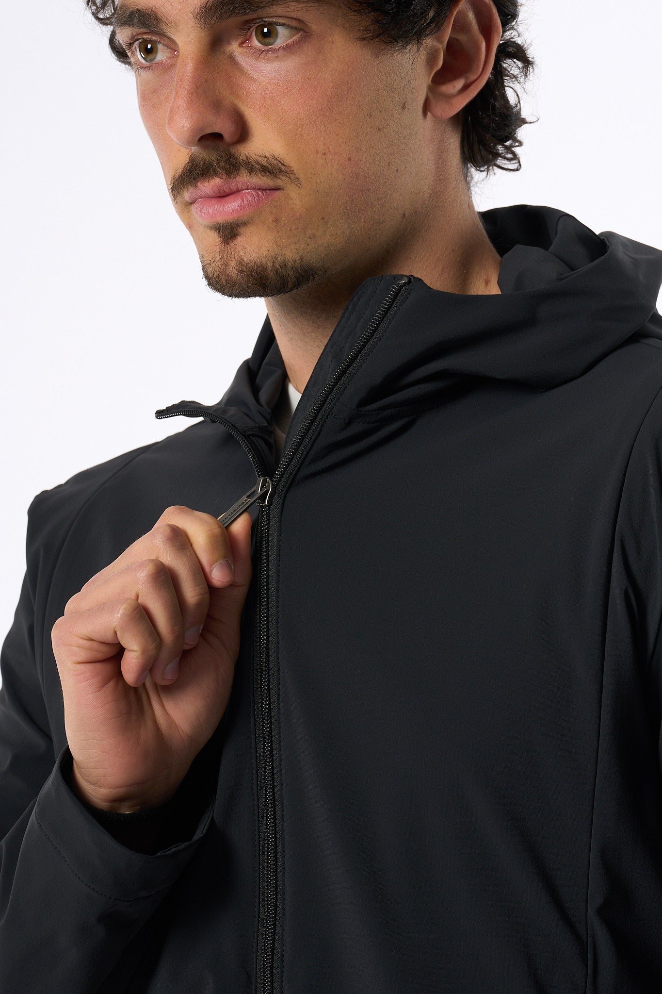 Colmar Originals Giubbino Softshell Con Cappuccio Nero Uomo-6