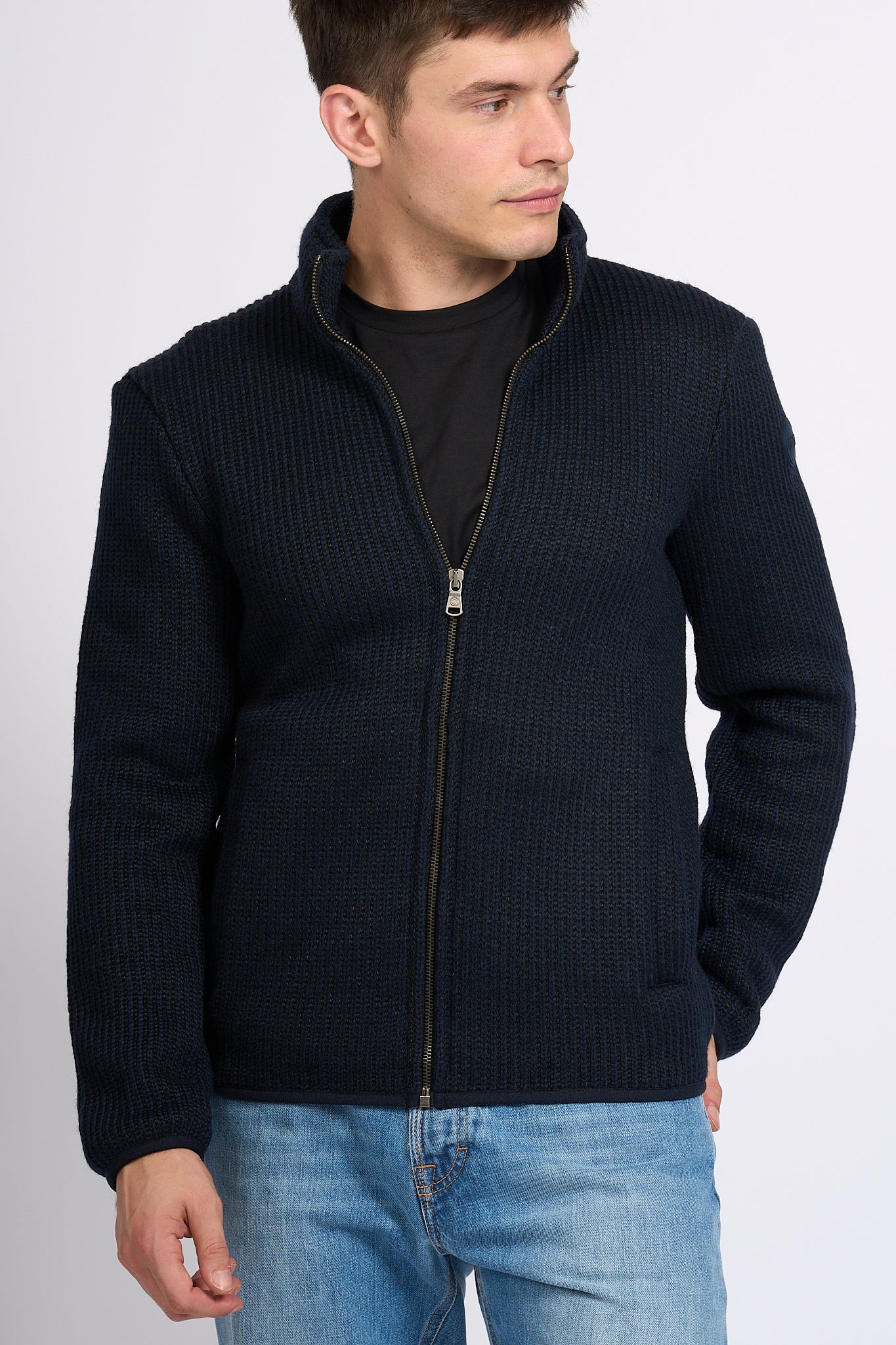 Colmar Originals Maglia Zip Blu Uomo-4