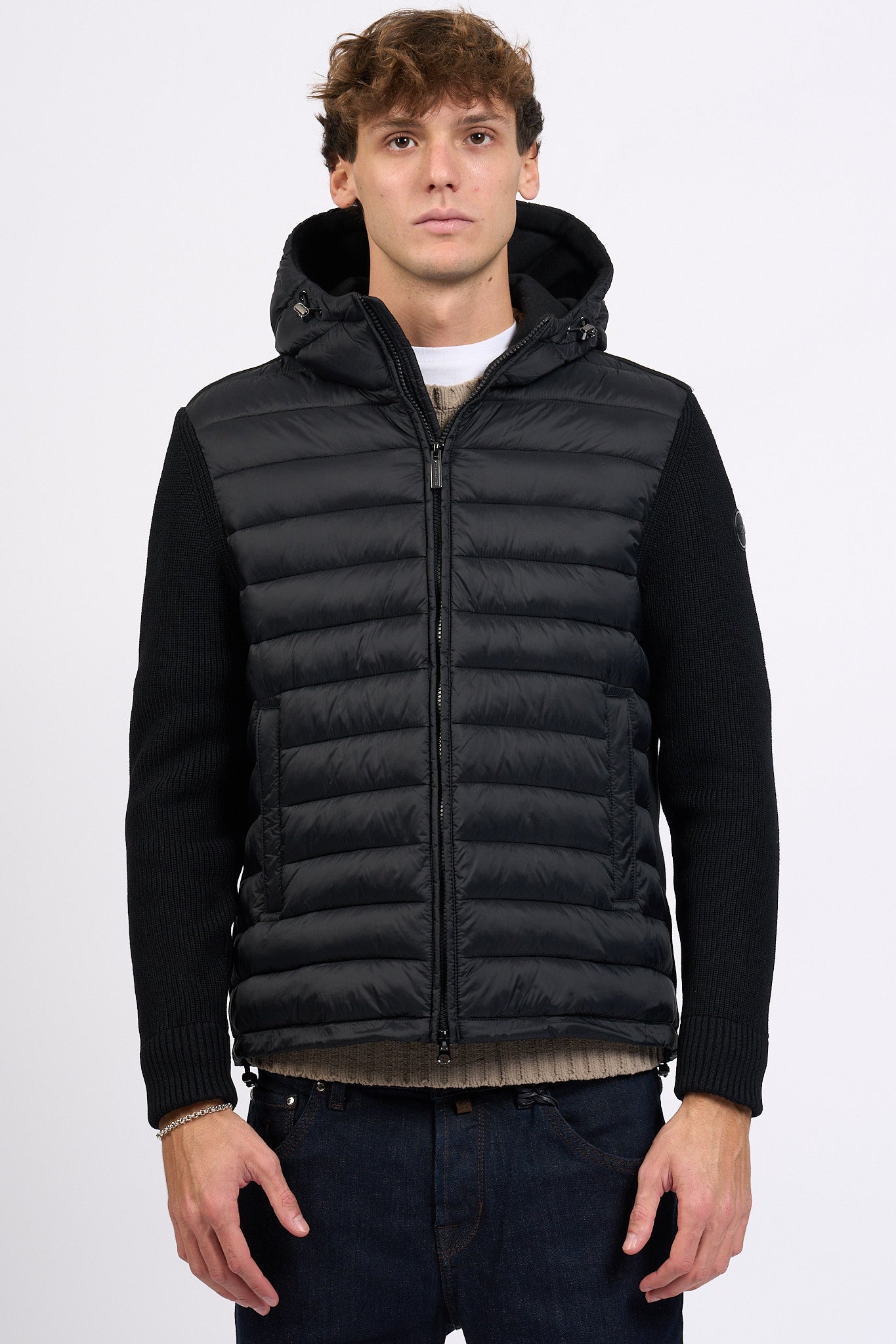 Colmar Originals Piumino Bimateriale Nero Uomo-3