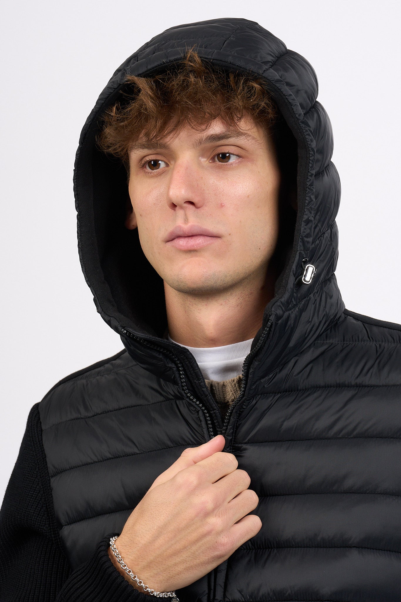 Colmar Originals Piumino Bimateriale Nero Uomo-5