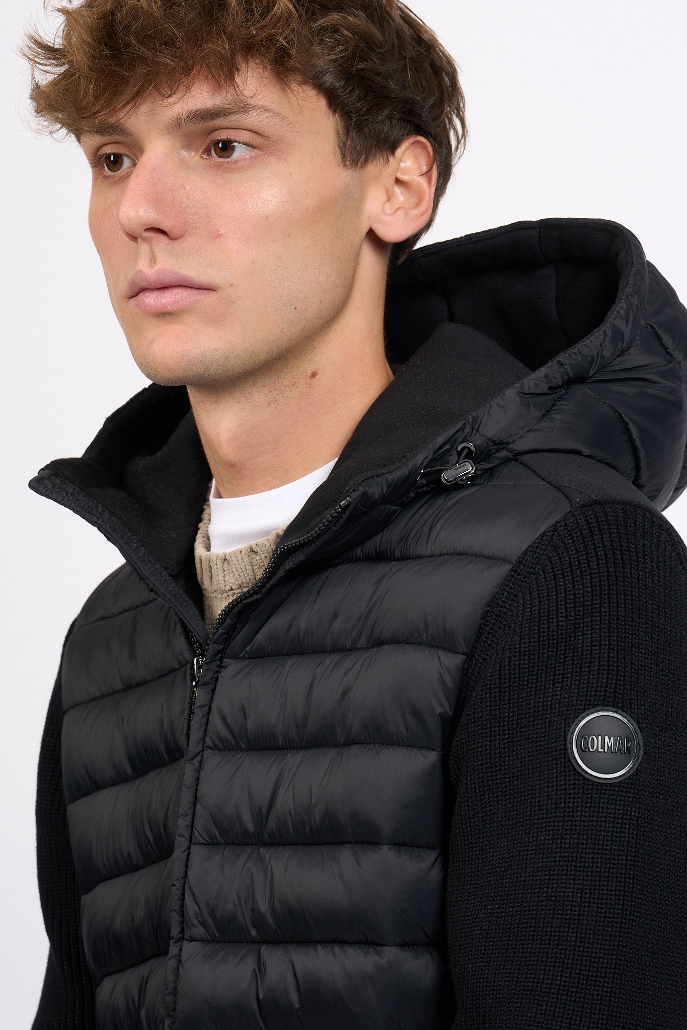 Colmar Originals Piumino Bimateriale Nero Uomo-6