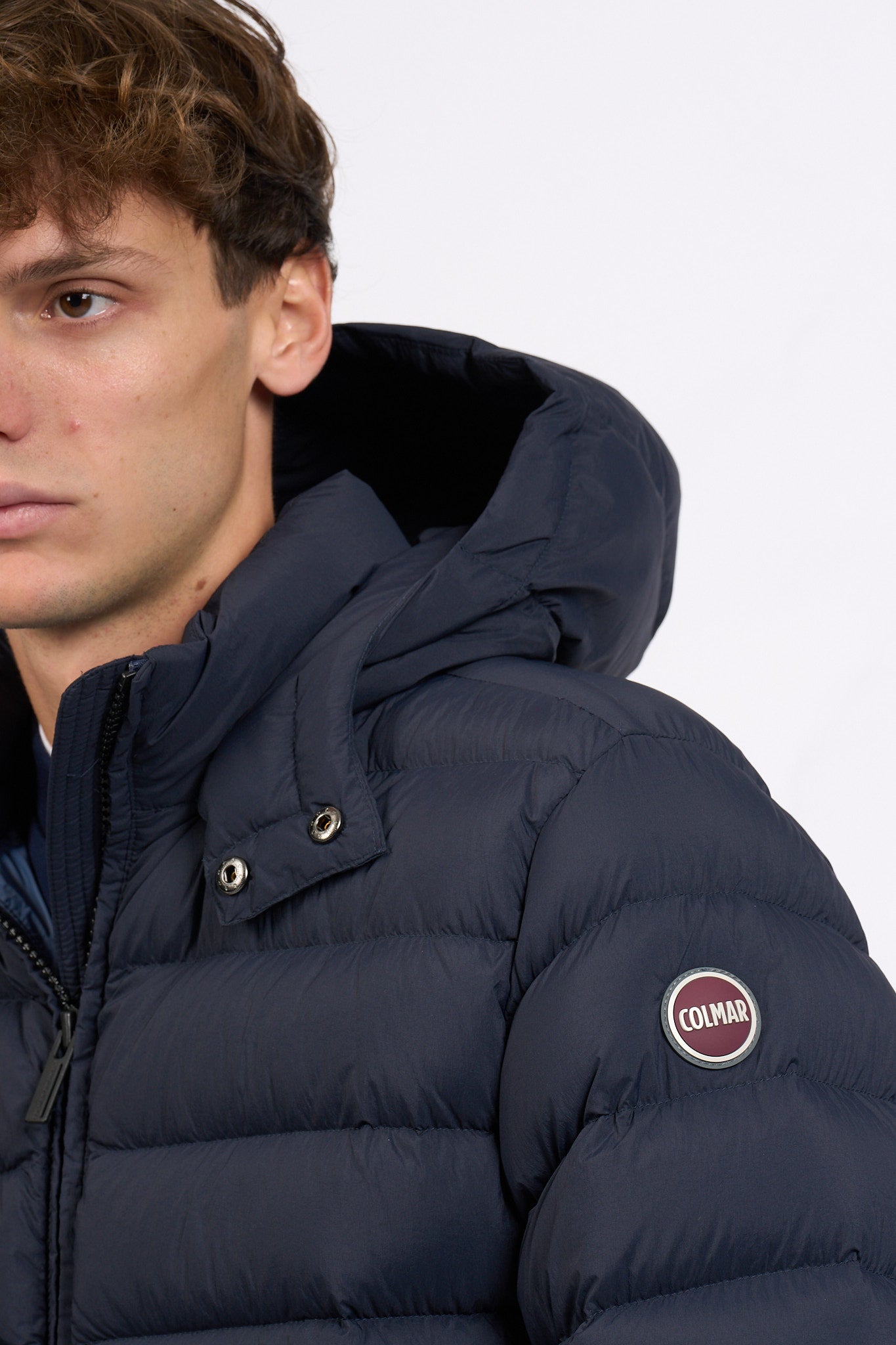 Colmar Originals Piumino Cappuccio Staccabile Blu Uomo-6