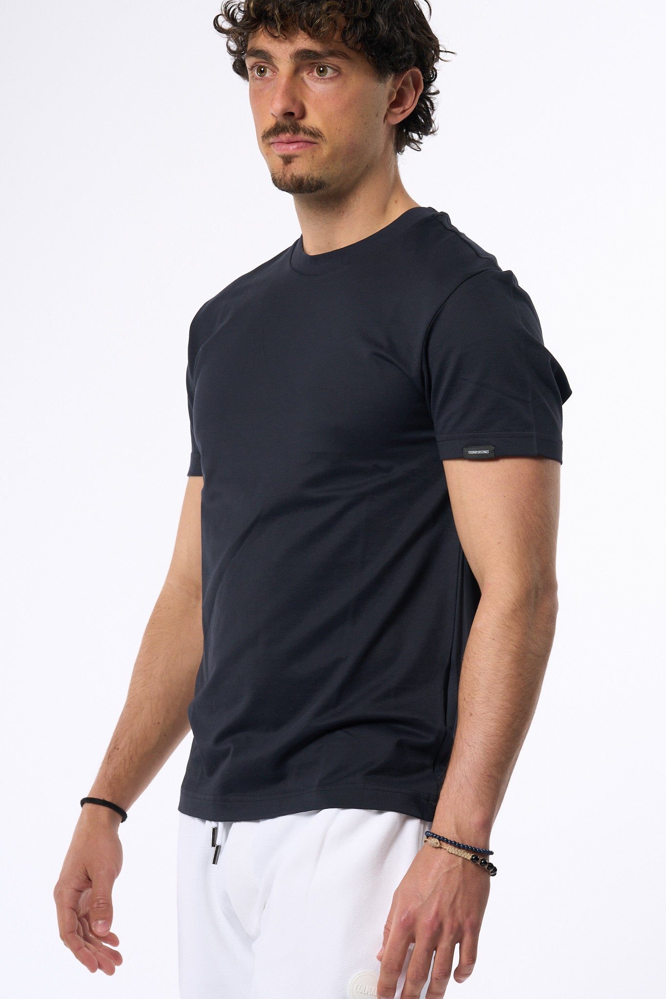 Colmar Originals T-shirt In Piquet Tecnico Blu Uomo-1