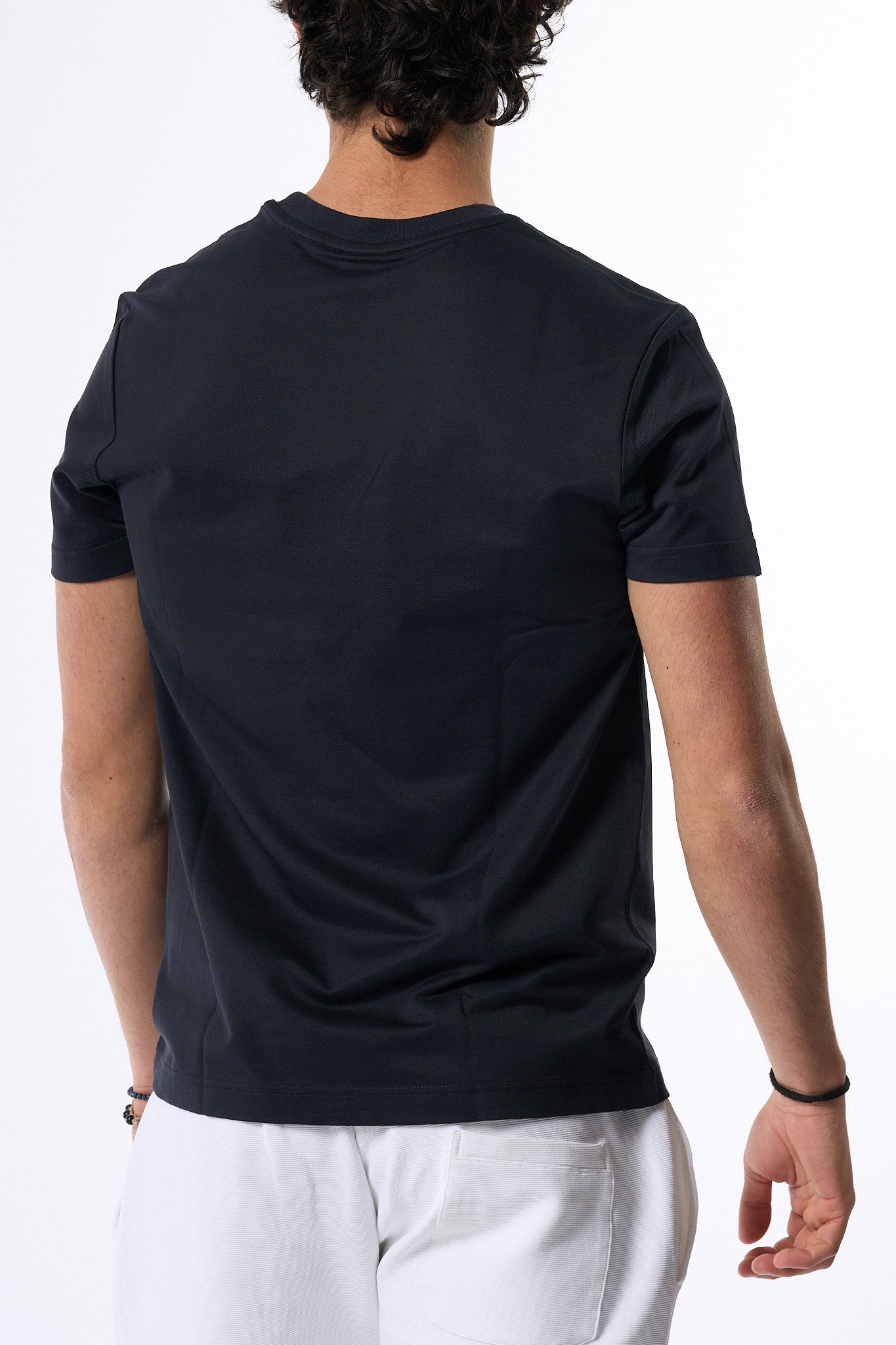 Colmar Originals T-shirt In Piquet Tecnico Blu Uomo-5