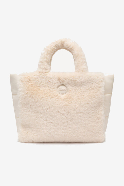 Colmar originals Borsa Eco Pelliccia Panna Donna