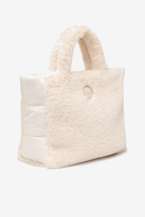 Colmar originals Borsa Eco Pelliccia Panna Donna-2