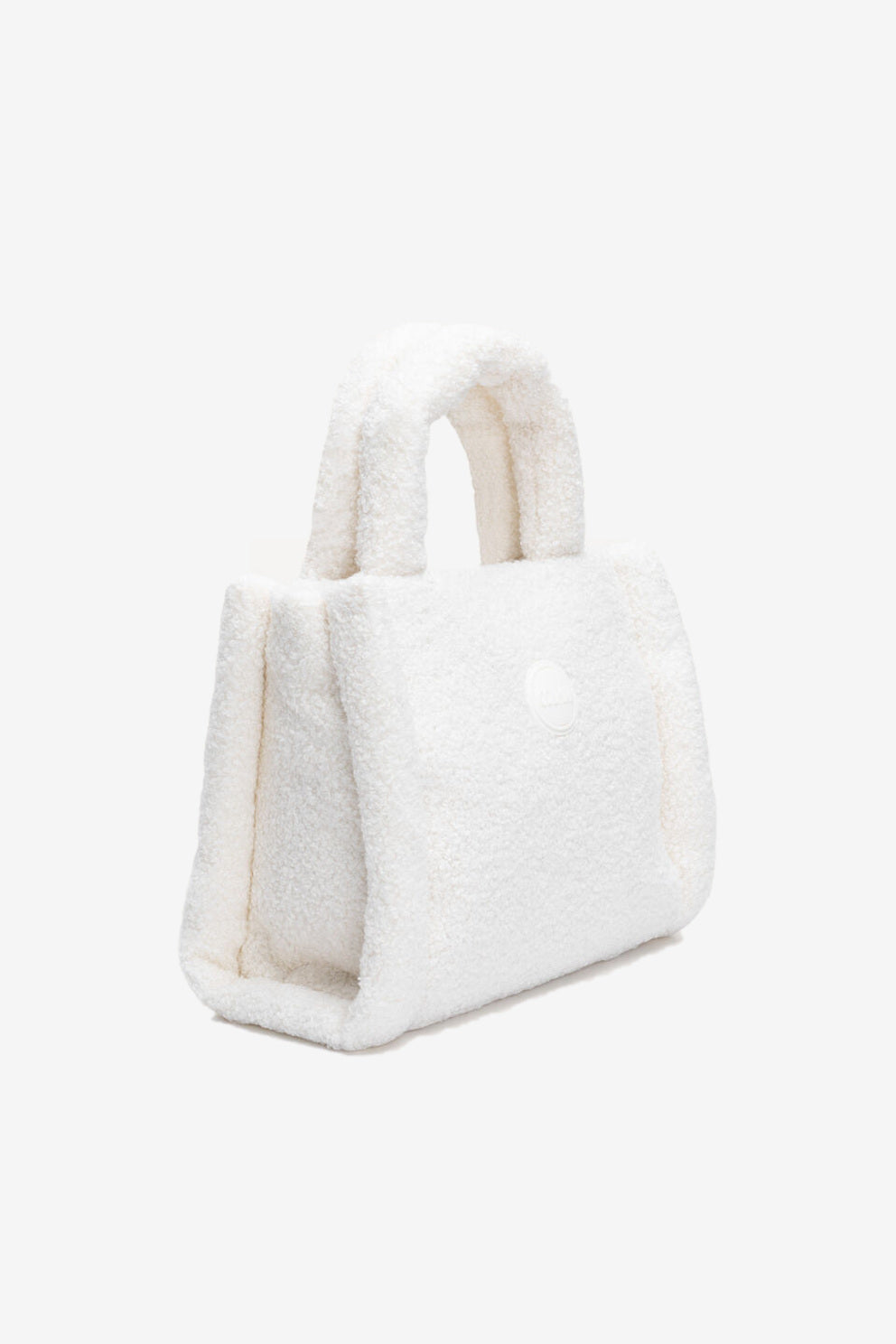 Colmar Originals Borsa Shopper Teddy bianco donna-3