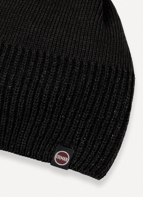 Colmar originals Cappello Costa Lurex Nero Donna-2