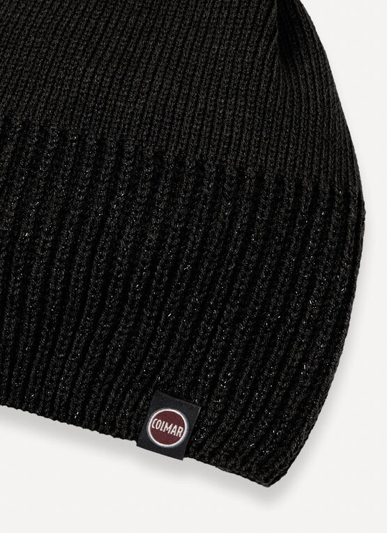 Colmar originals Cappello Costa Lurex Nero Donna-2