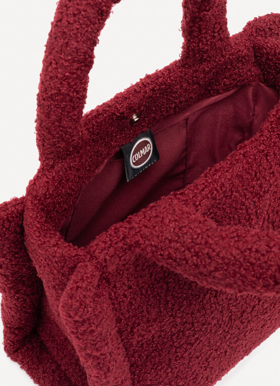 Colmar originals Mini Shopper Teddy Bordeaux Donna-3