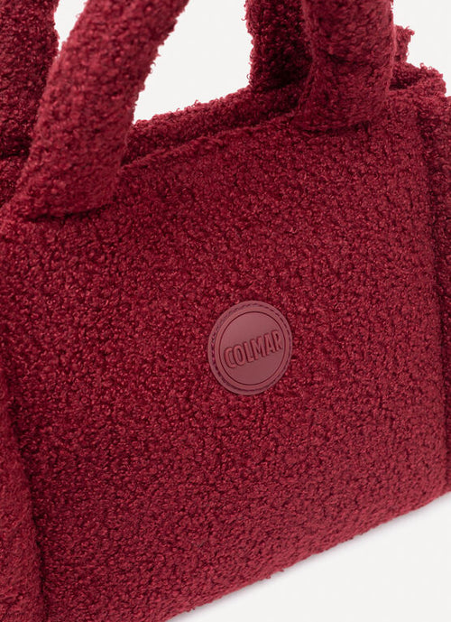 Colmar originals Mini Shopper Teddy Bordeaux Donna-2