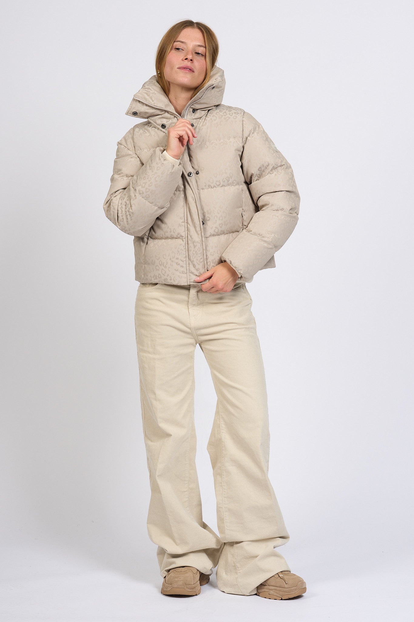 Colmar Originals Piumino Animalier Beige Donna-7
