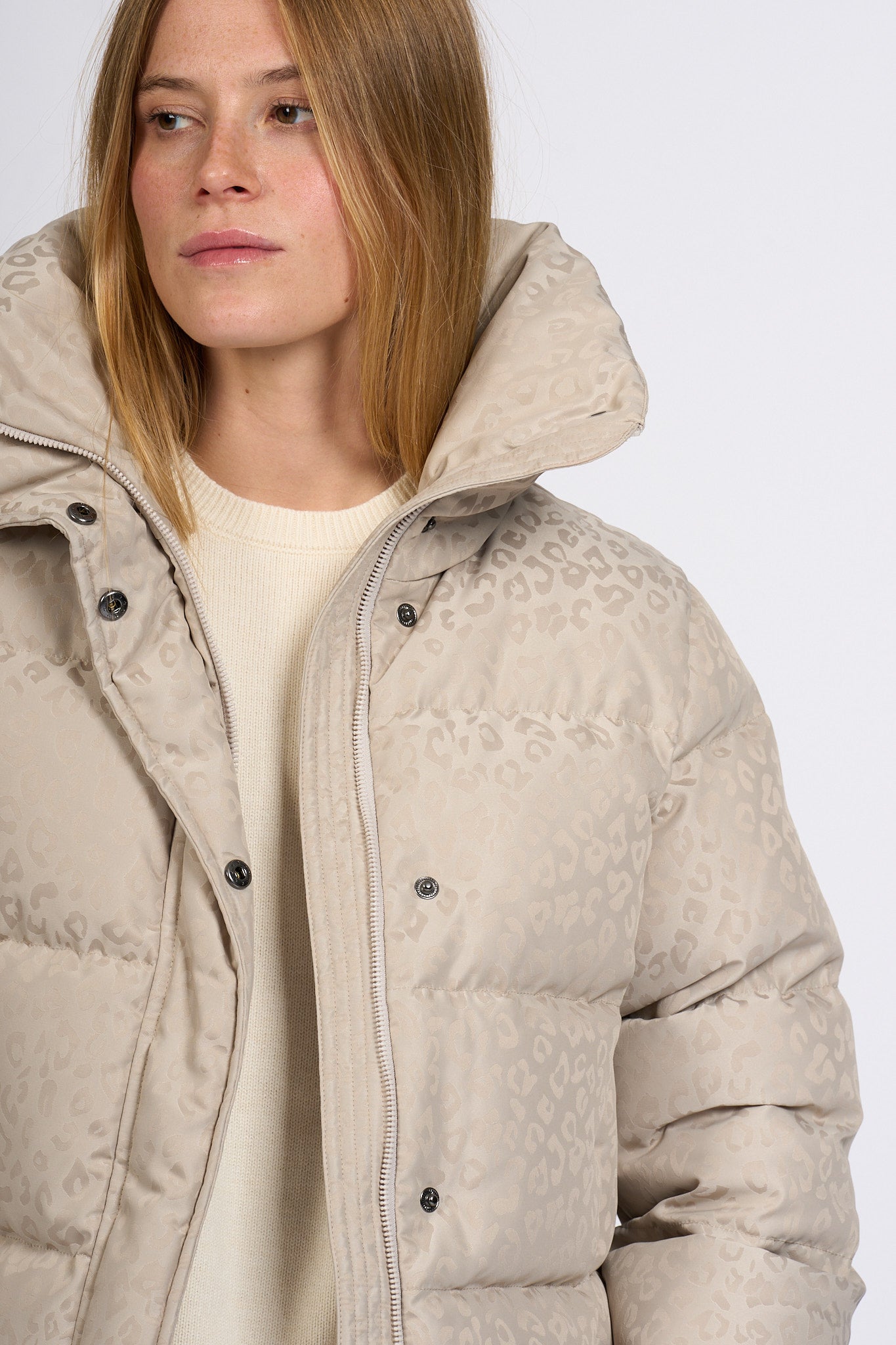 Colmar Originals Piumino Animalier Beige Donna-6