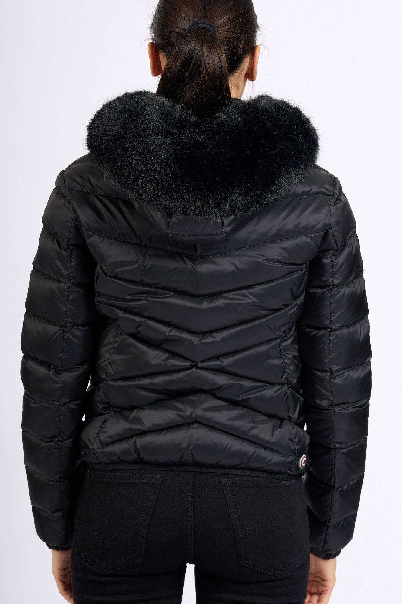 Colmar originals Piumino Corto Cappuccio Nero Donna-9