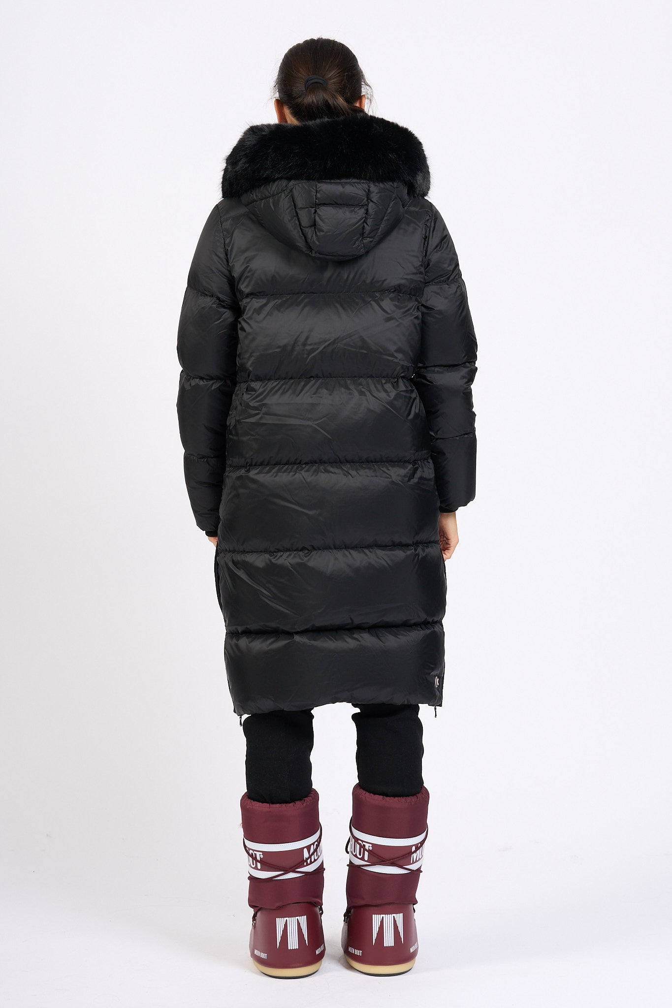 Colmar originals Piumino Lungo Nero Donna-5