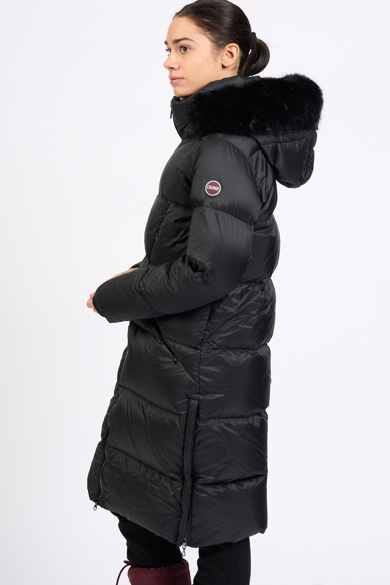 Colmar originals Piumino Lungo Nero Donna-6